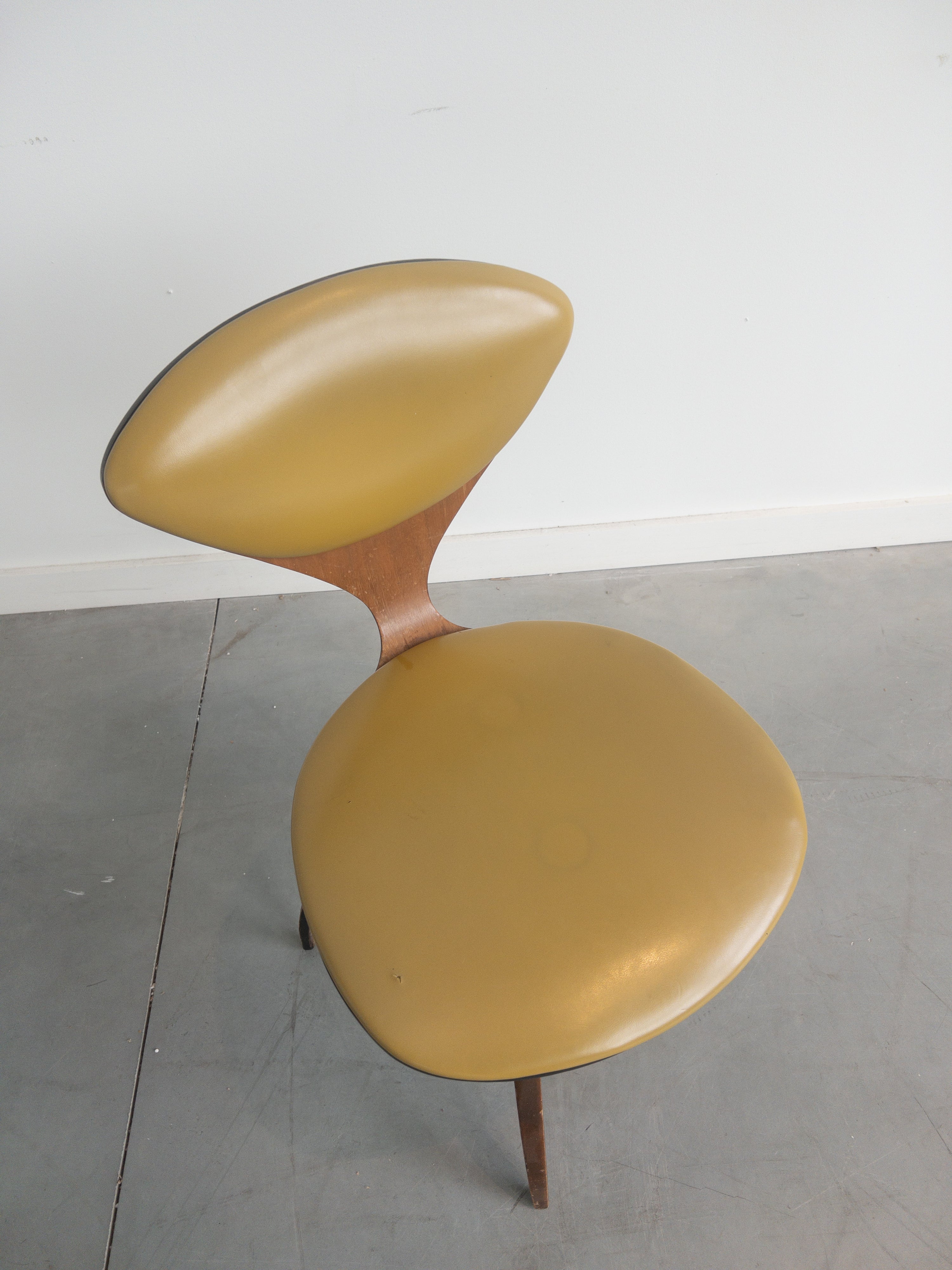 Swivel Bentwood Chairs By Norman Cherner For Plycraft