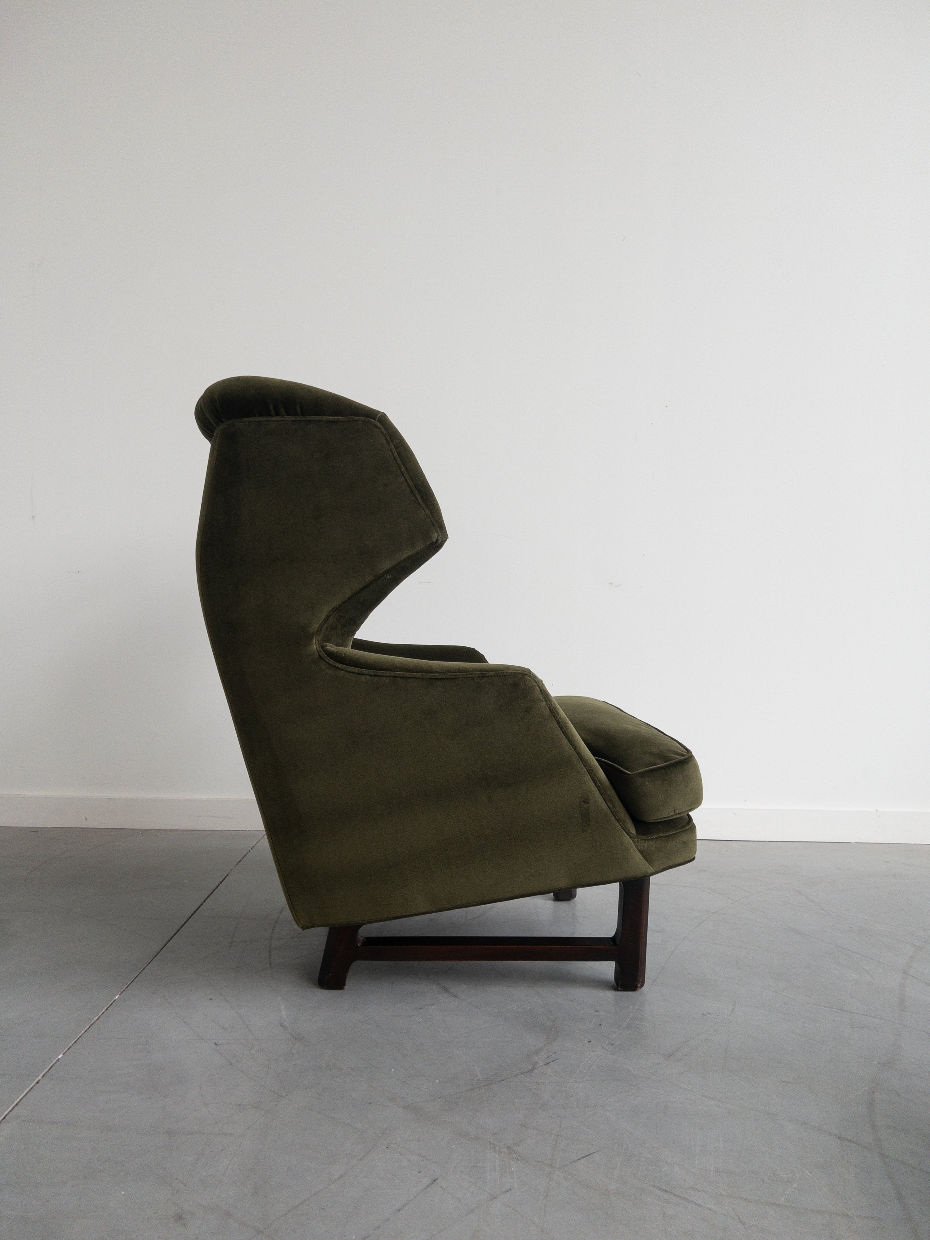 Janus Wing Chair and Ottoman by Edward Wormley for Dunbar