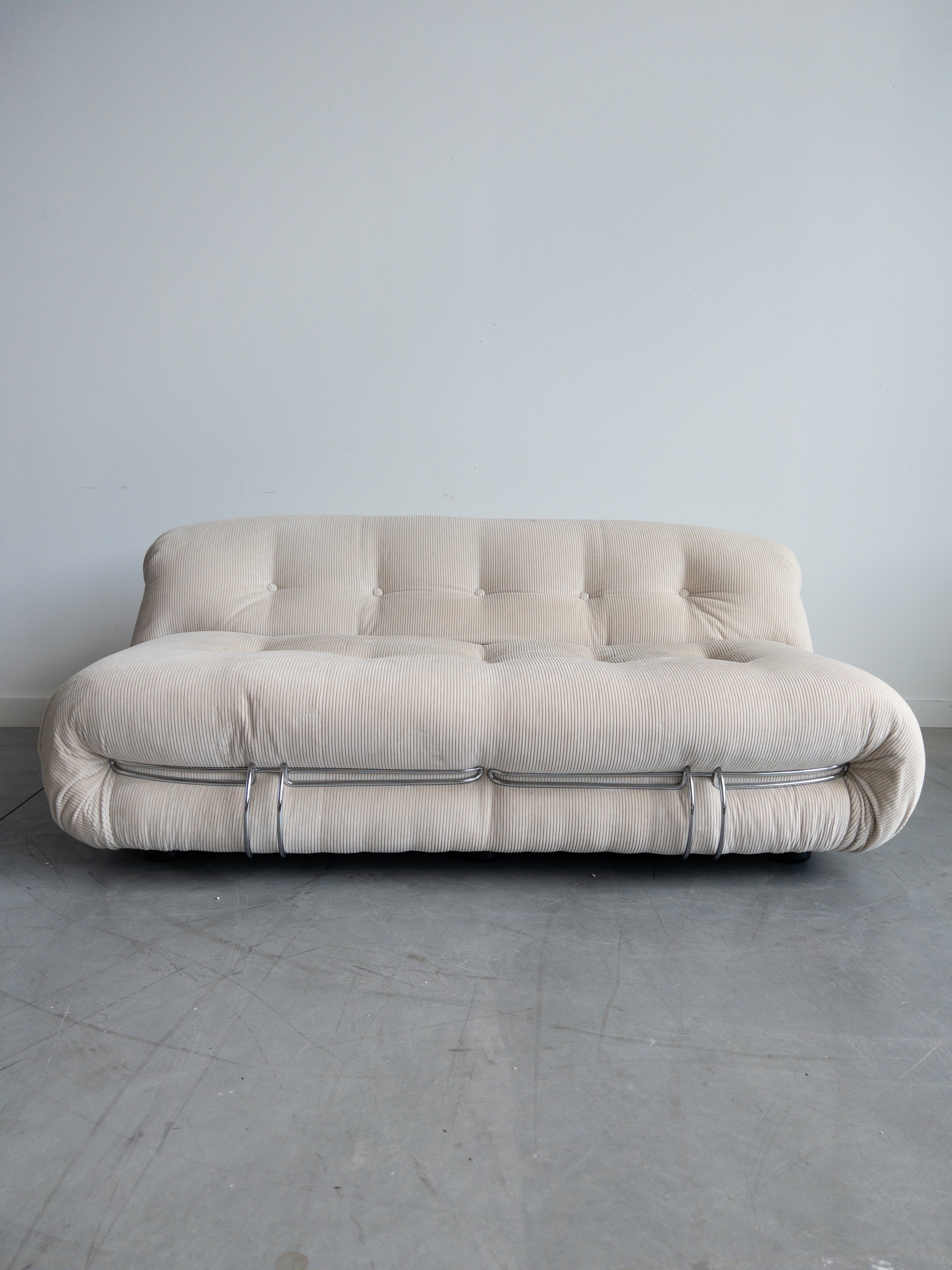 Soriana Two-Seat Sofa by Afra & Tobia Scarpa for Cassina