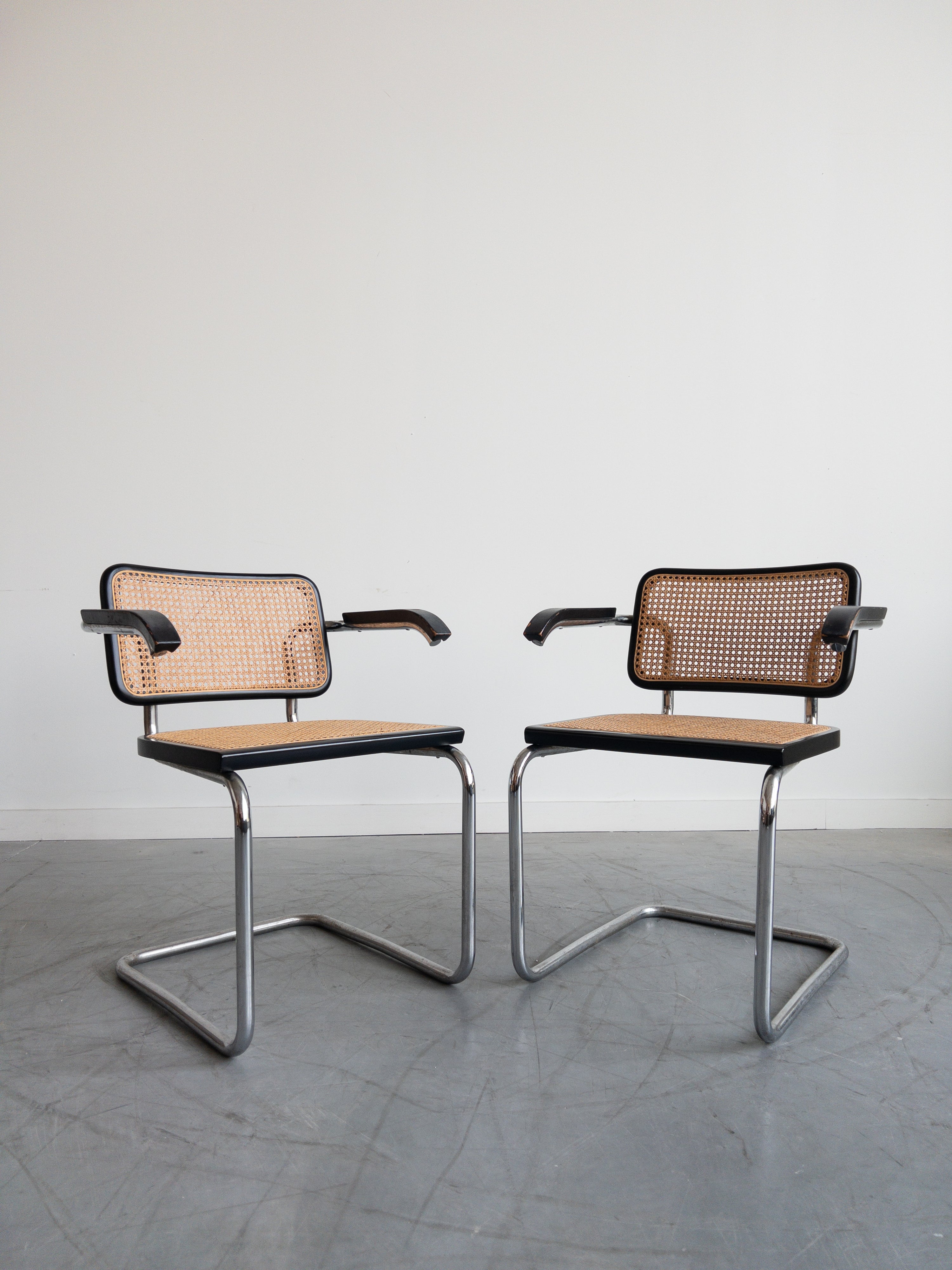 Cesca Armchairs by Marcel Breuer For Gavina Knoll, Italy