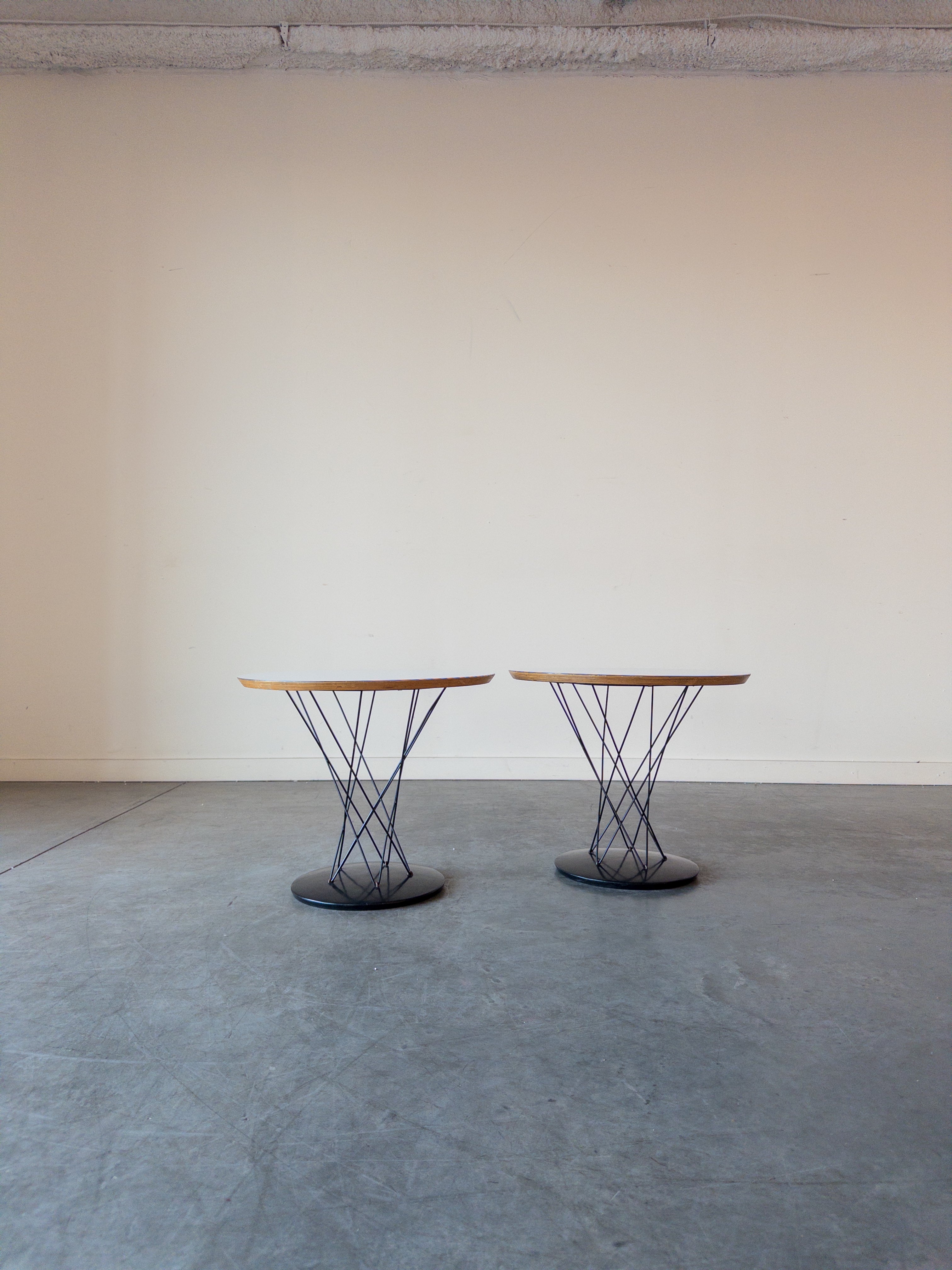 Pair of Knoll Cyclone Side Tables, Model 87 by Isamu Noguchi for Knoll ...