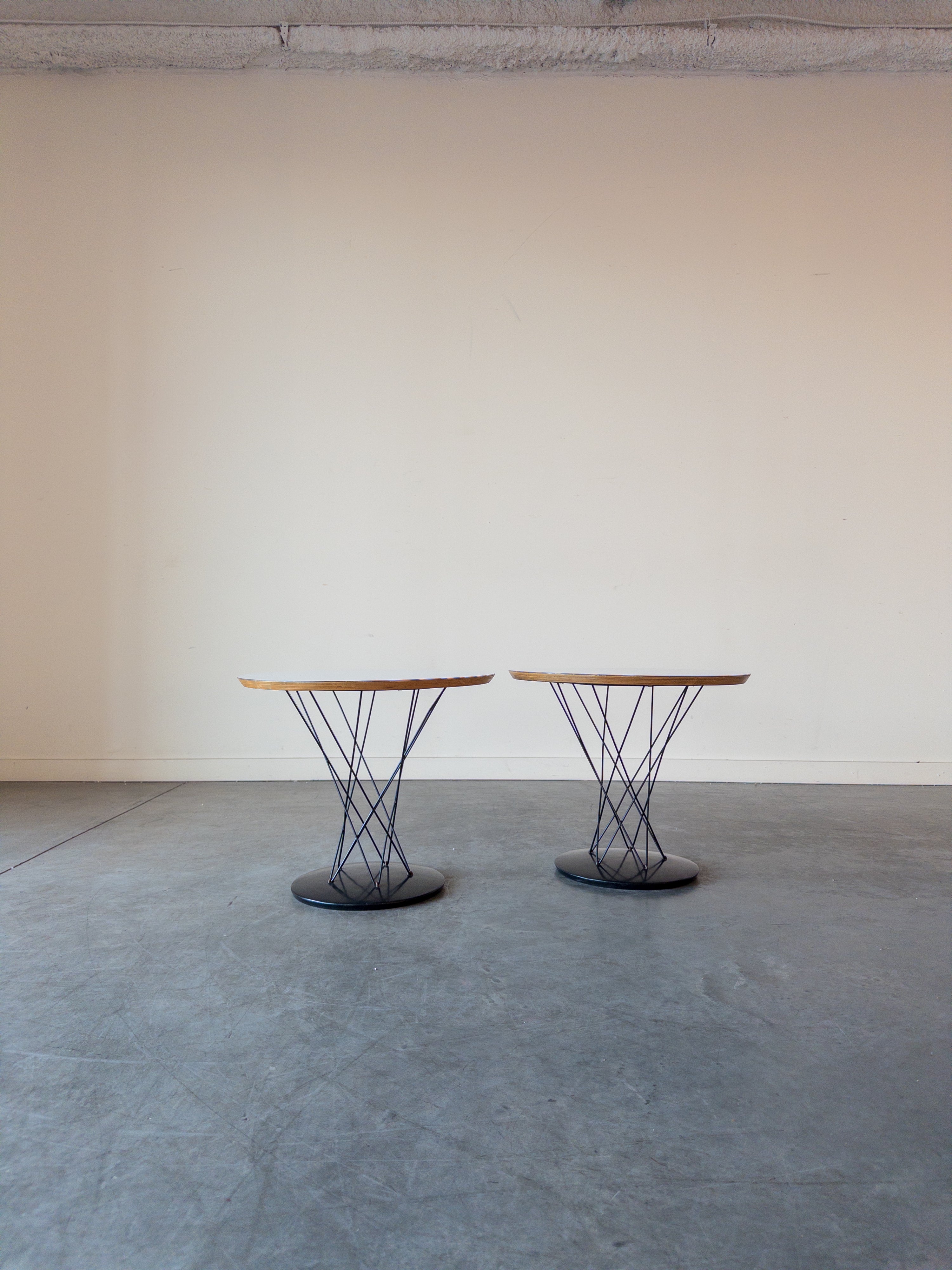 Pair of Knoll Cyclone Side Tables, Model 87 by Isamu Noguchi for Knoll, 1960s