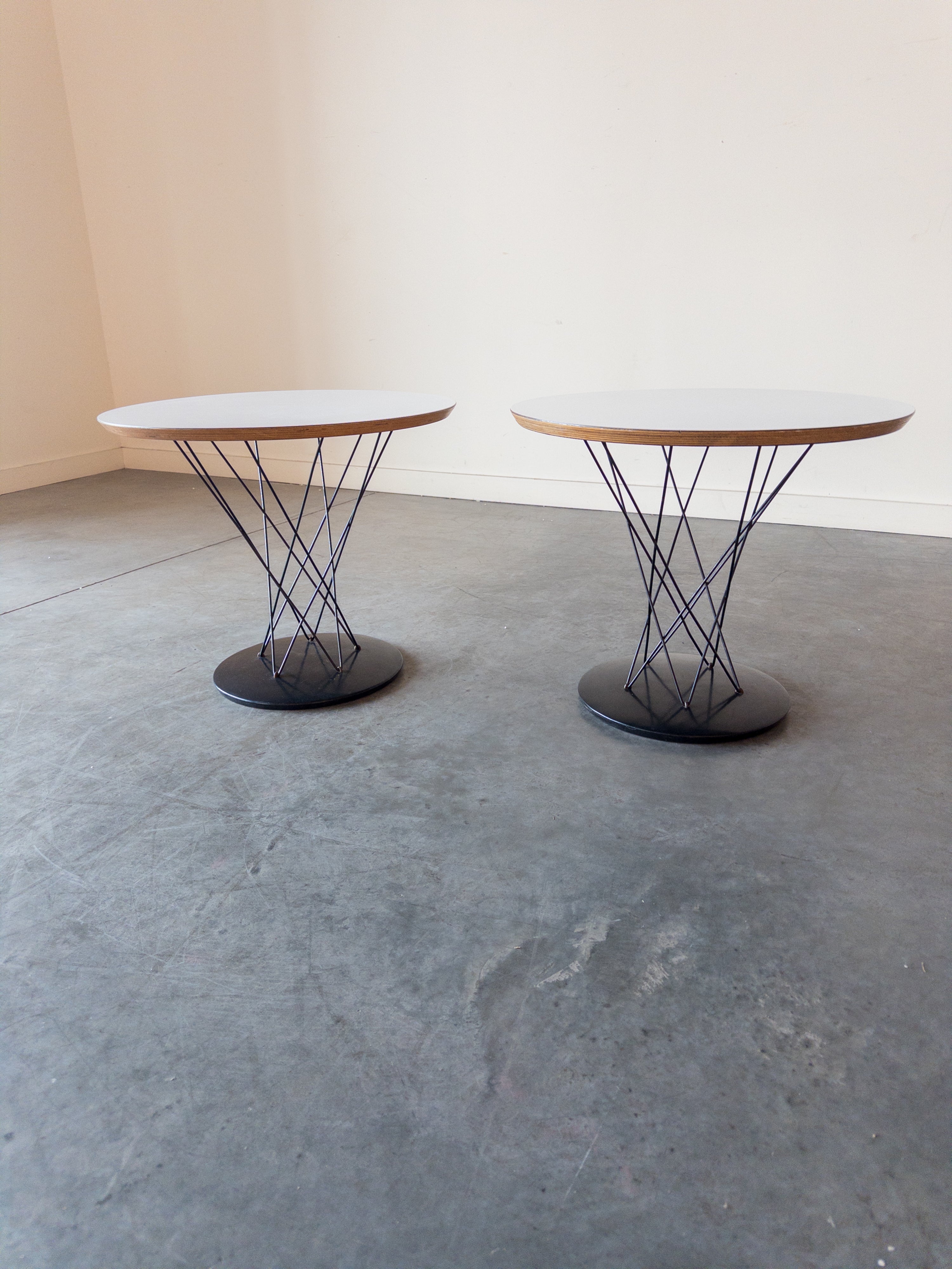 Pair of Knoll Cyclone Side Tables, Model 87 by Isamu Noguchi for Knoll, 1960s