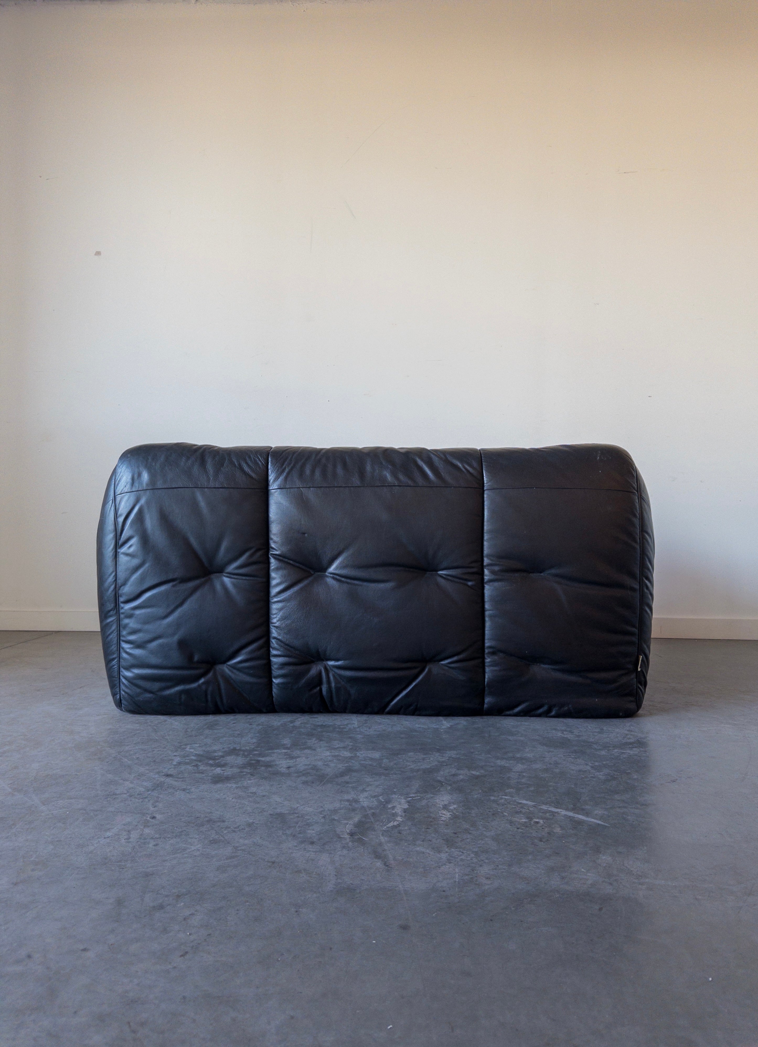 Leather Sloop 2-Seater Sofa by Michel Ducaroy for Ligne Roset