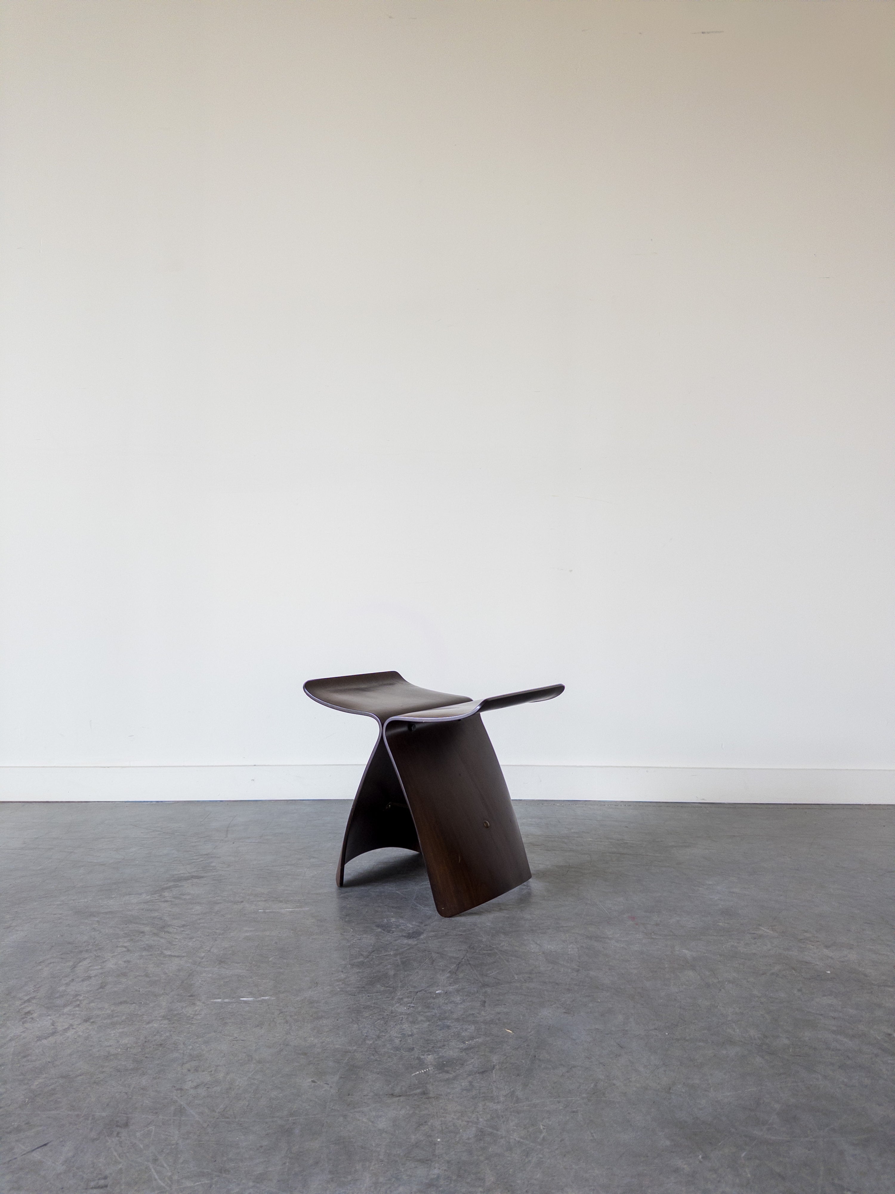 Butterfly Stool in Rosewood by Sori Yanagi for Tendo, 1980