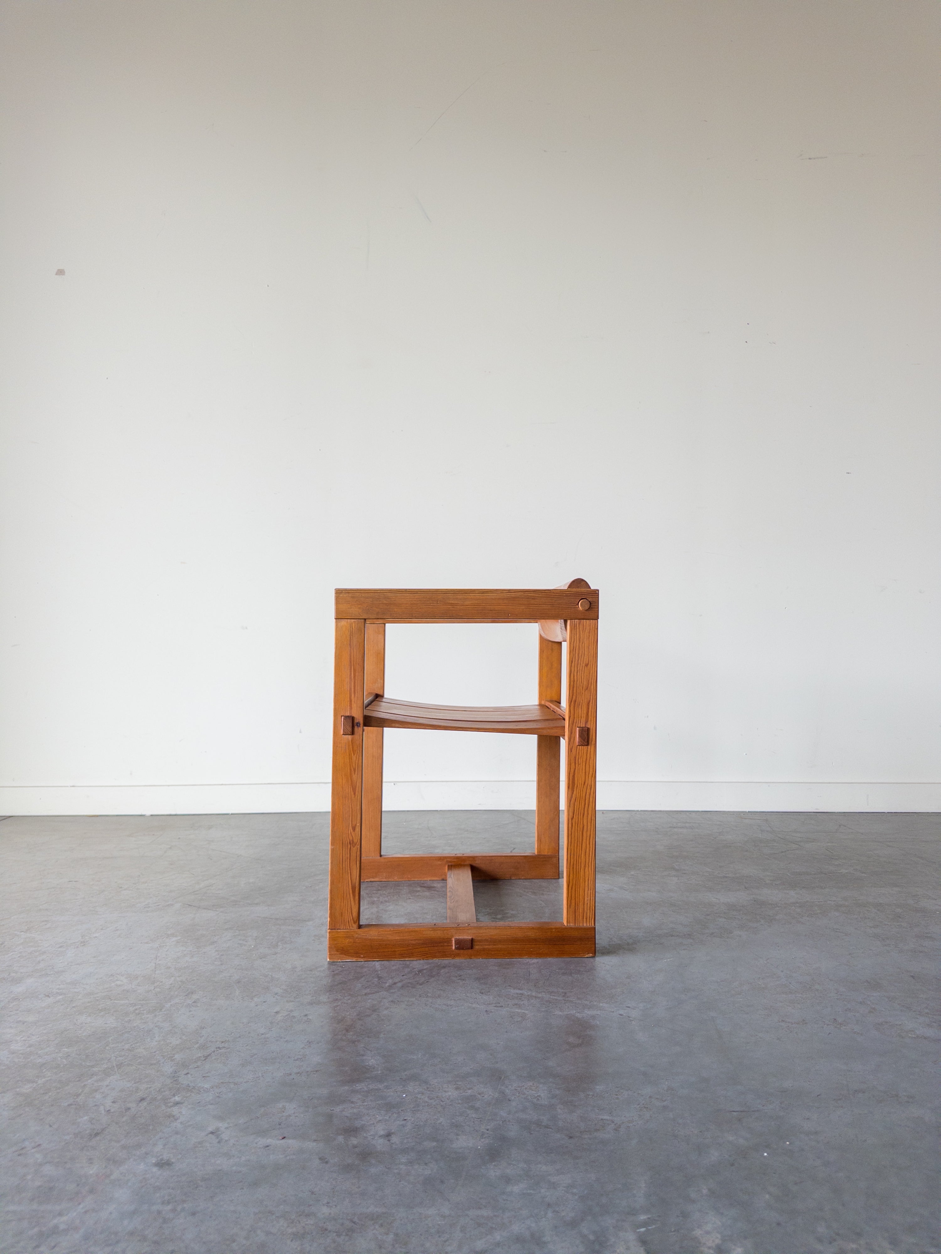 Solid Pine Chair by Edvin Helseth for Trybo, 1966