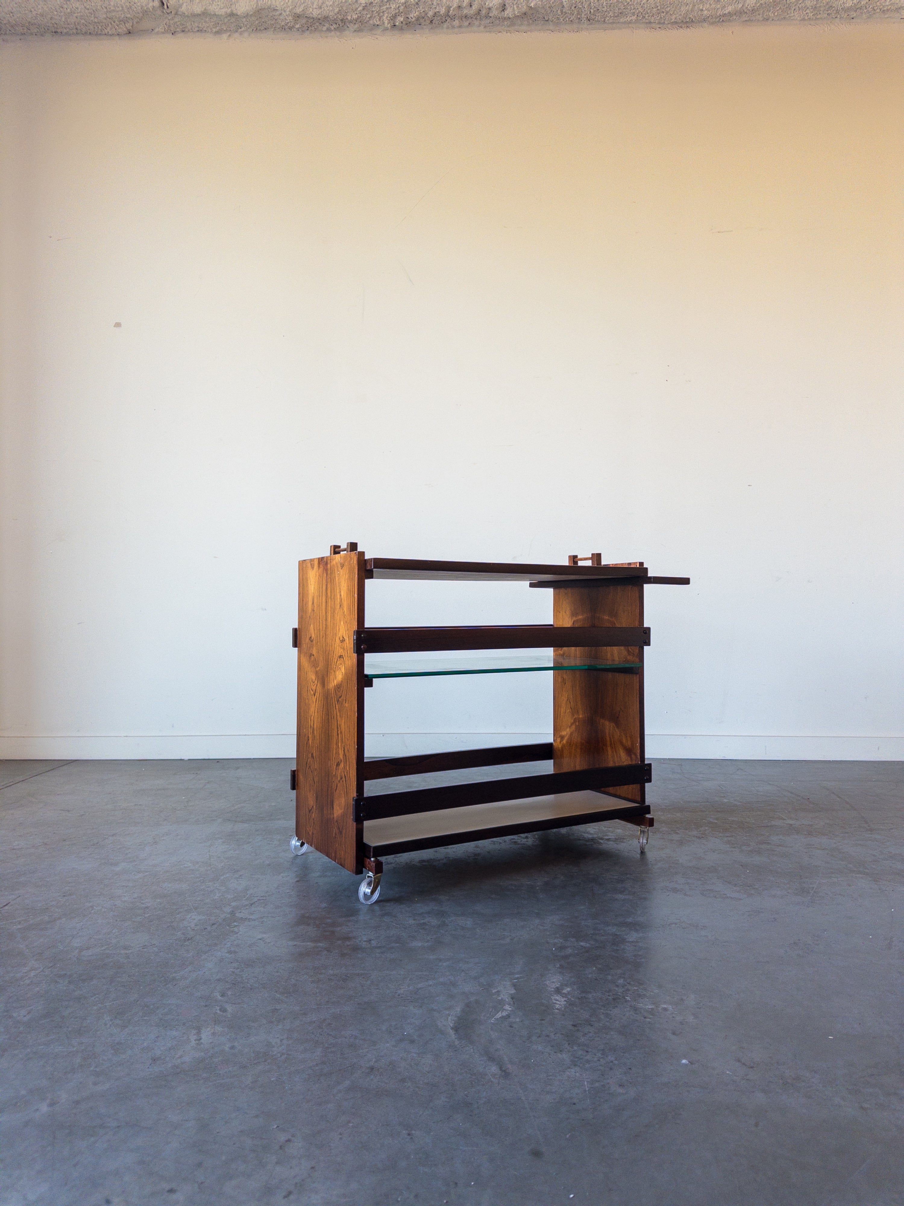 Rosewood Serving Cart by  Celina Decorações