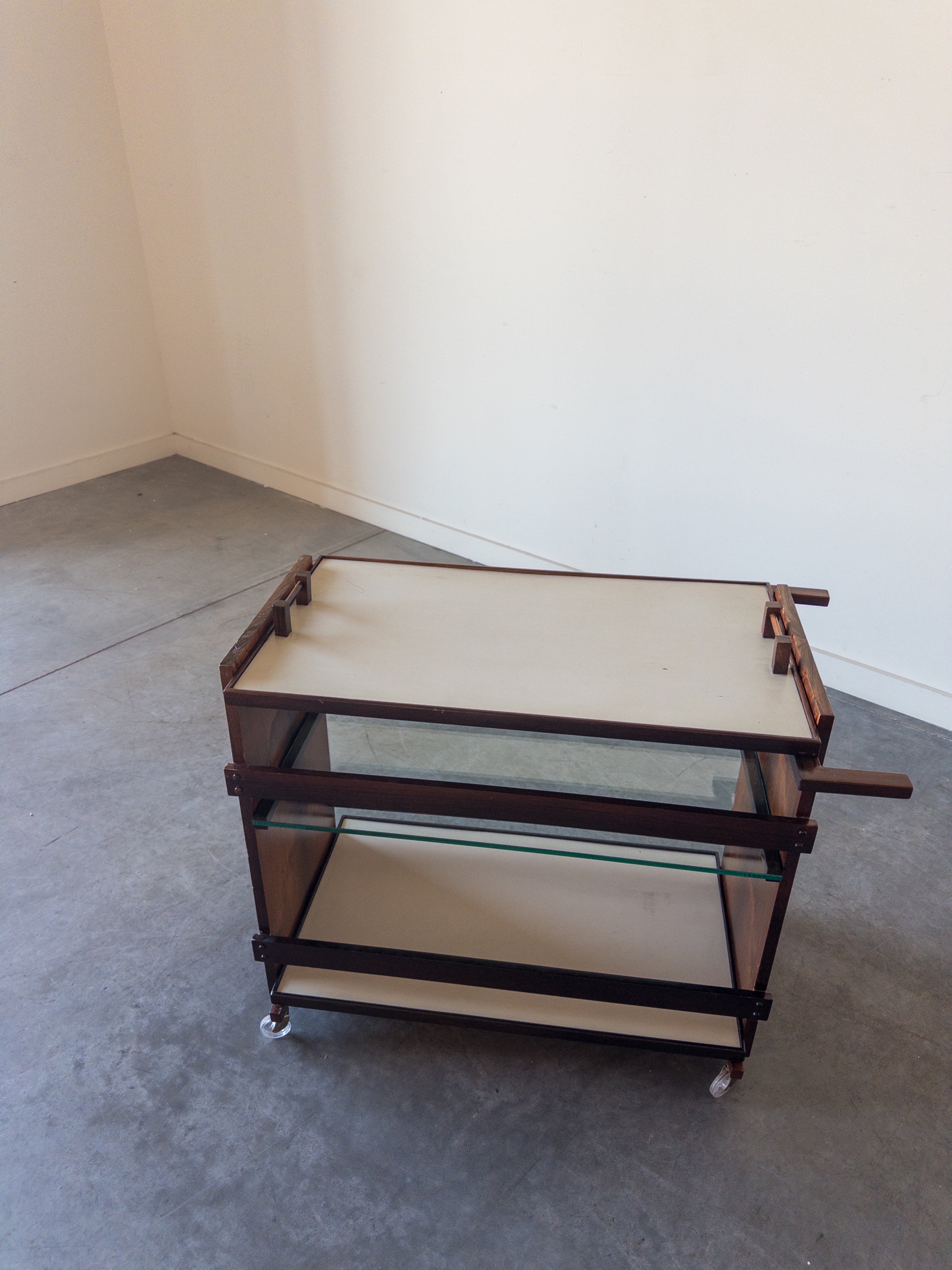 Rosewood Serving Cart by  Celina Decorações