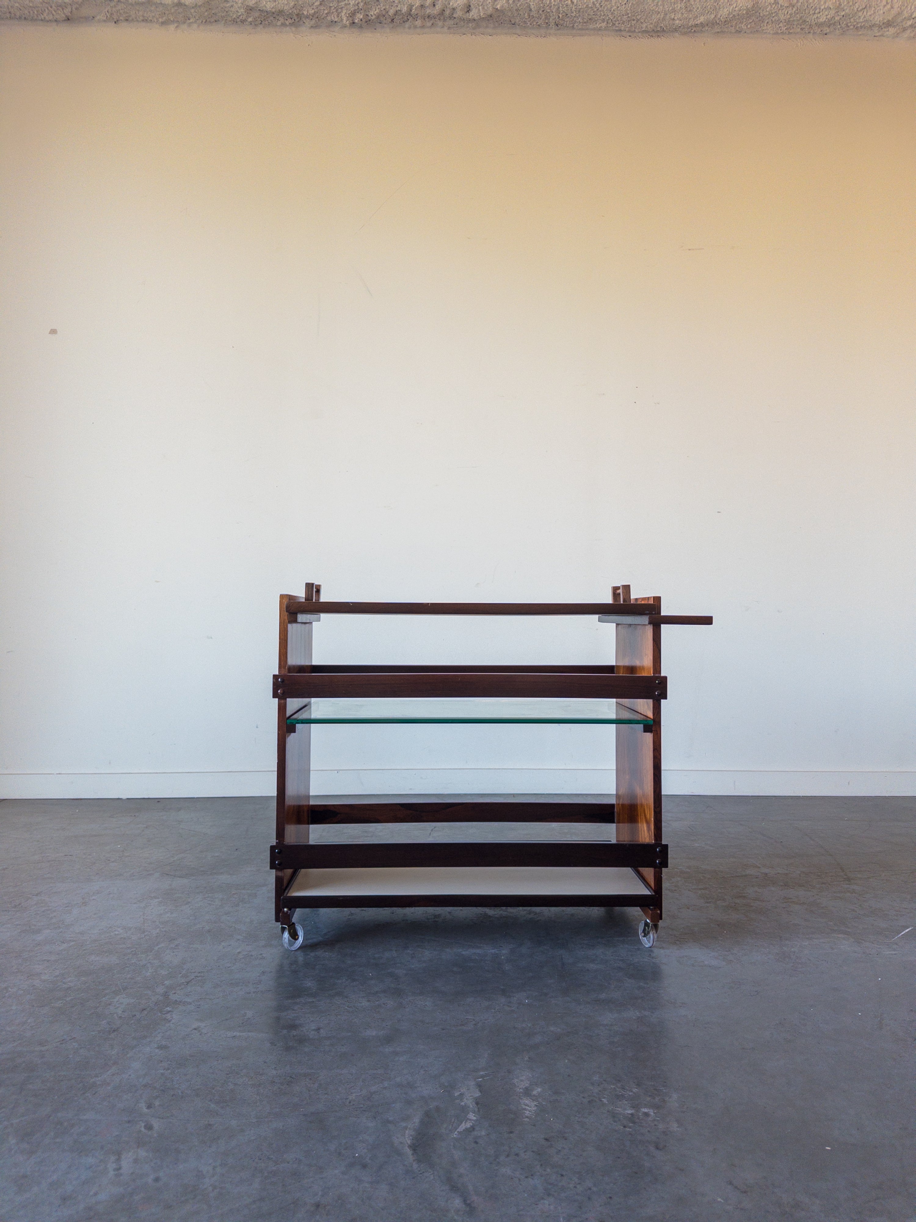 Rosewood Serving Cart by  Celina Decorações