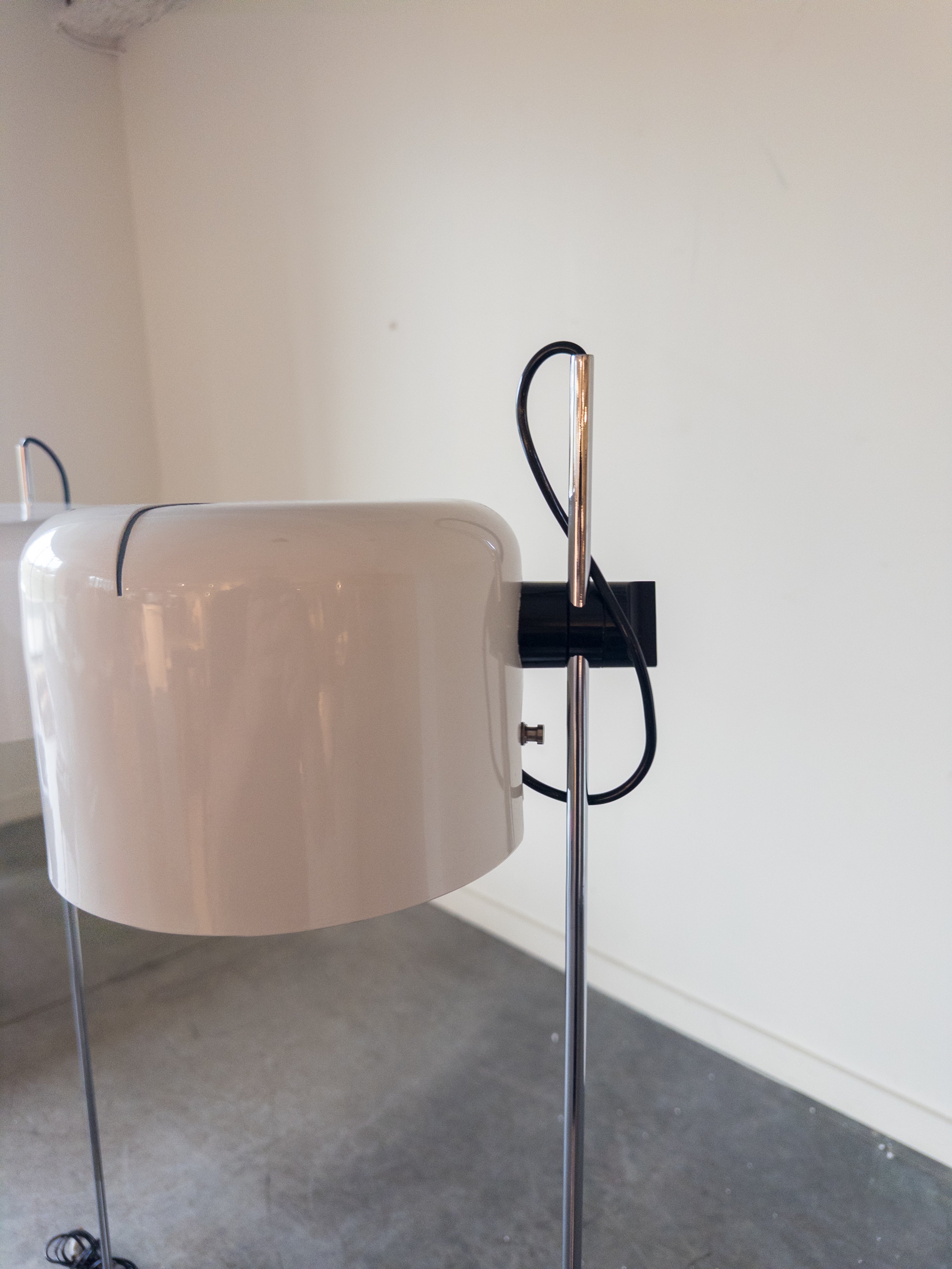 Coupé floor lamps by Joe Colombo for O-Luce