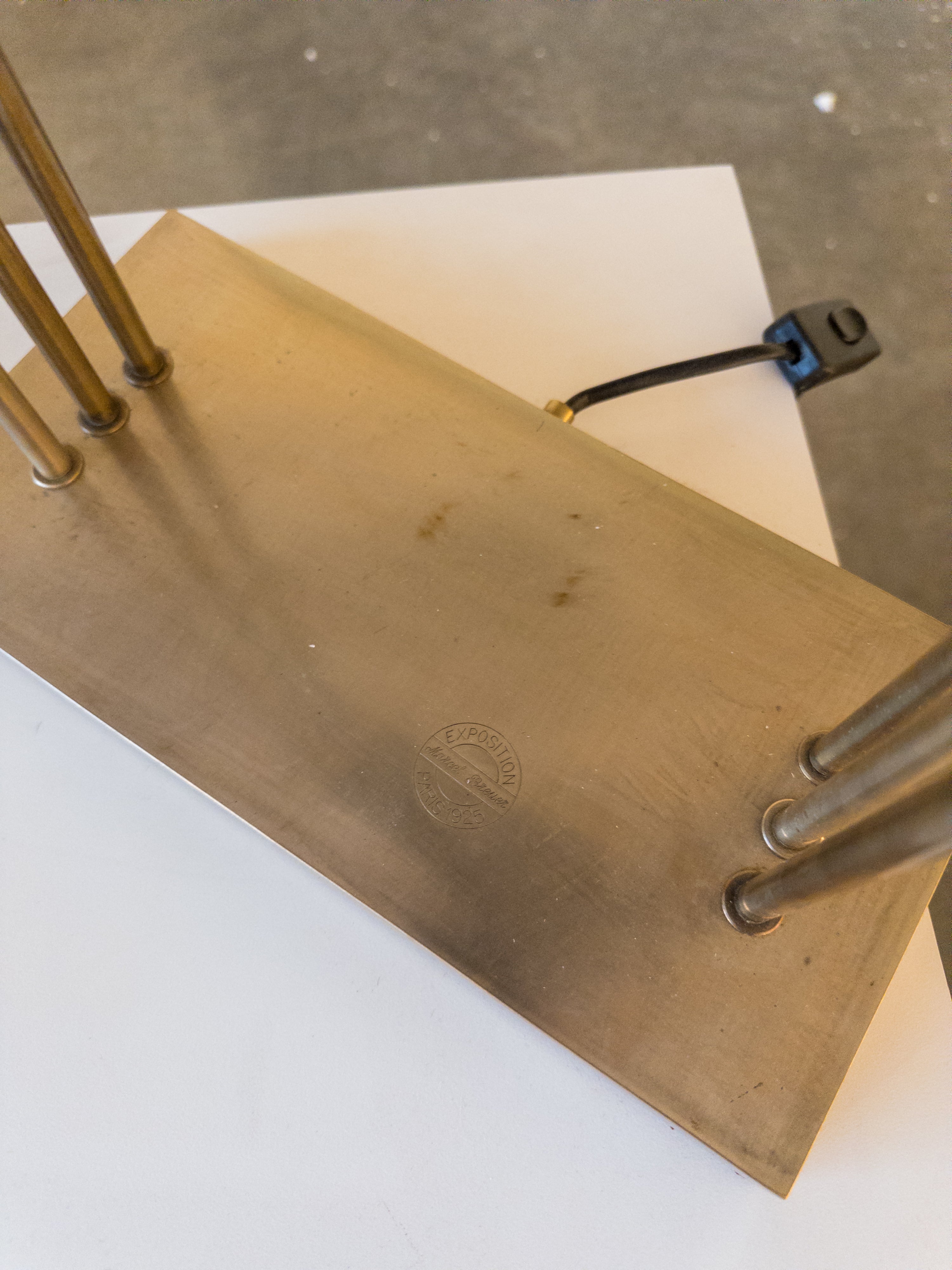 Brass Table Lamps, 1925