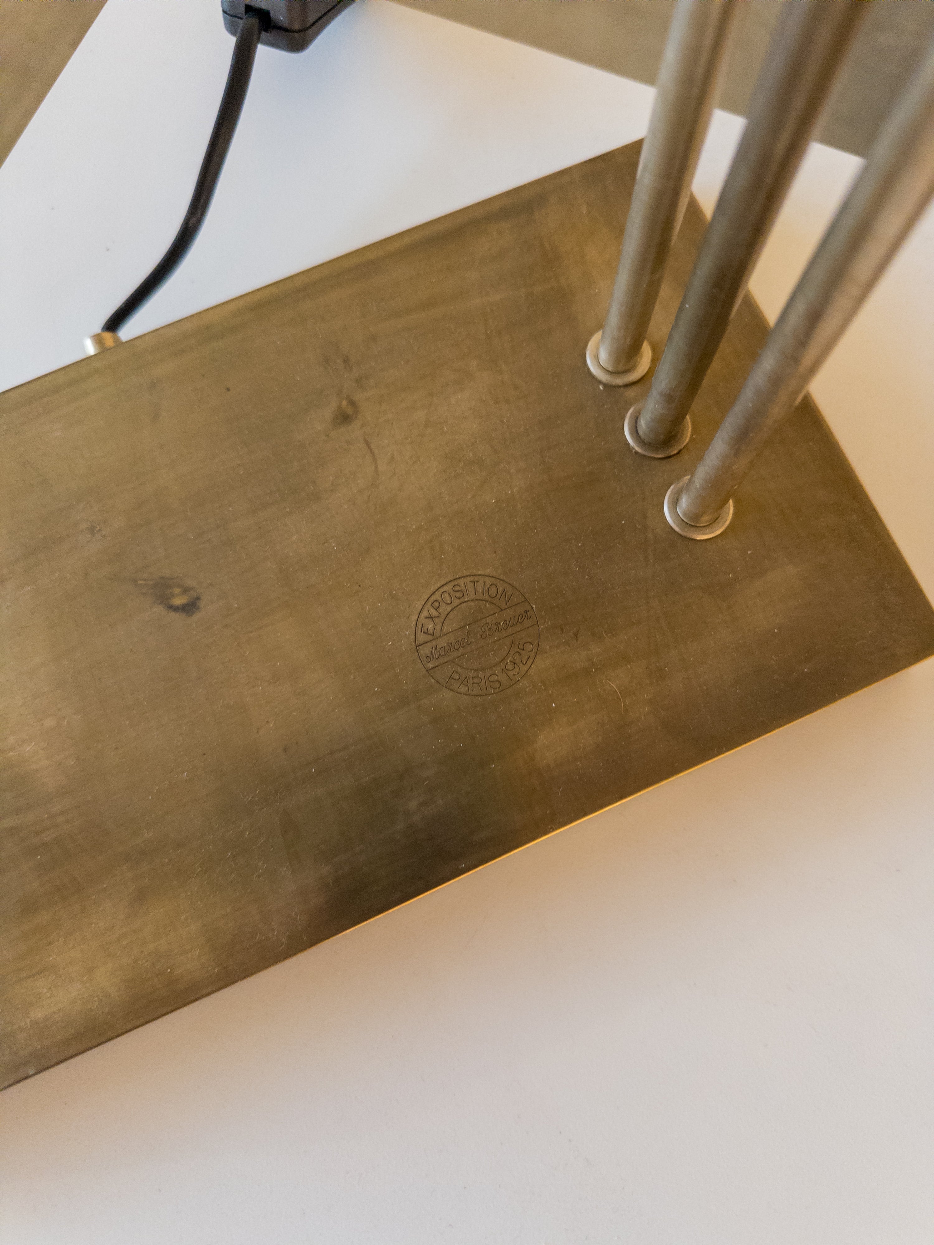 Brass Table Lamps, 1925