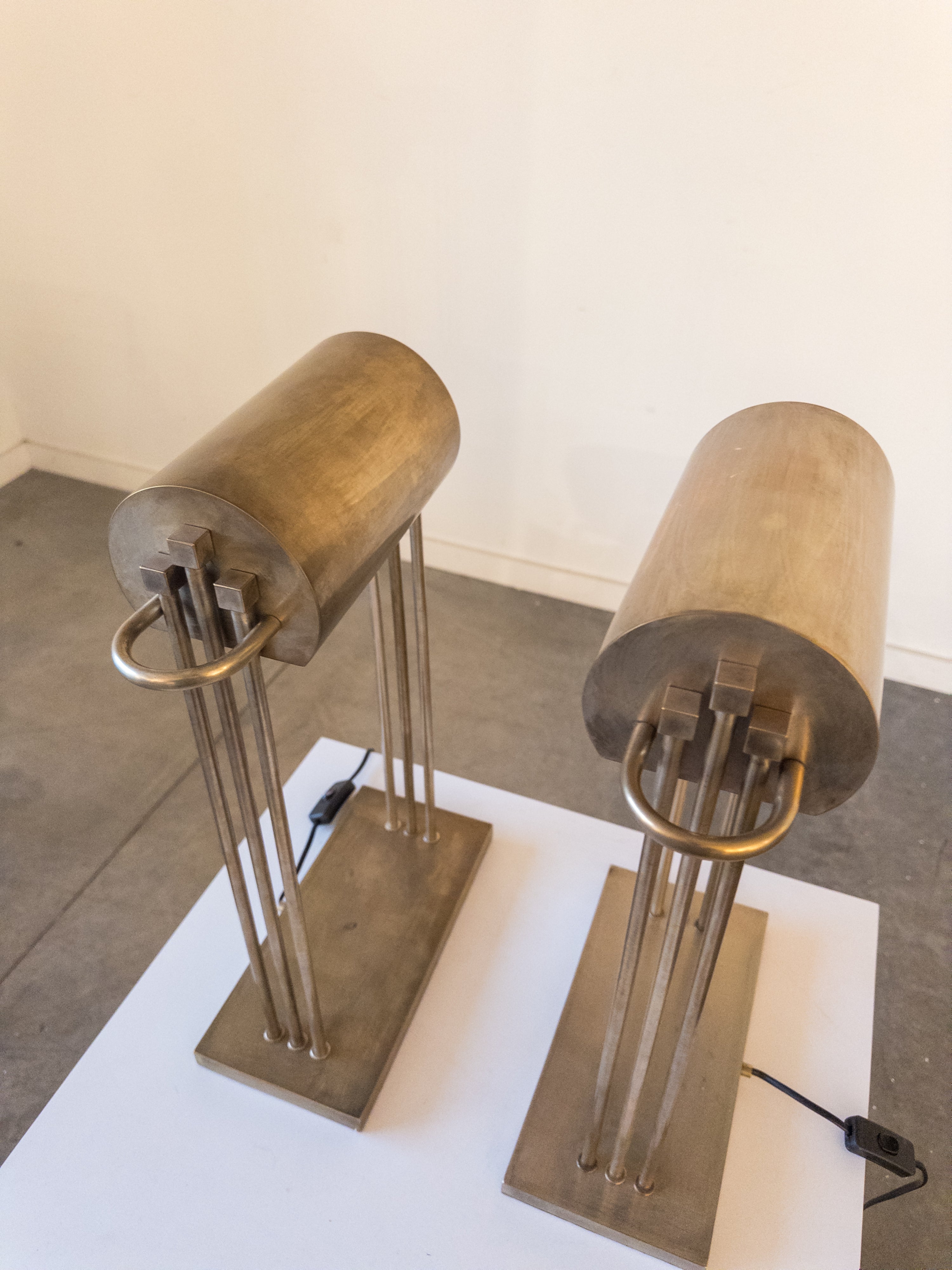 Brass Table Lamps, 1925