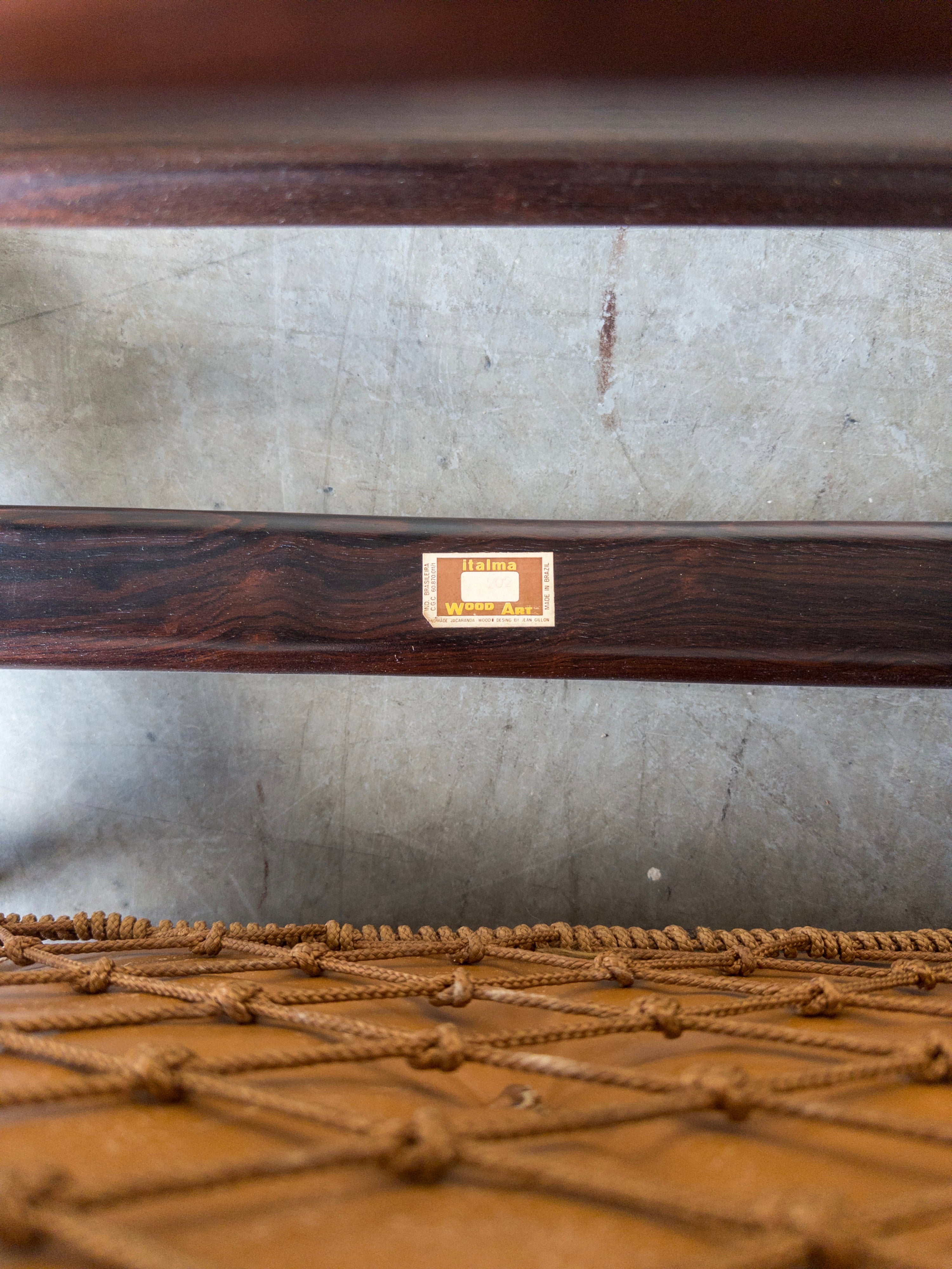 Jangada Chair & Ottoman by Jean Gillon for Italma Wood Art