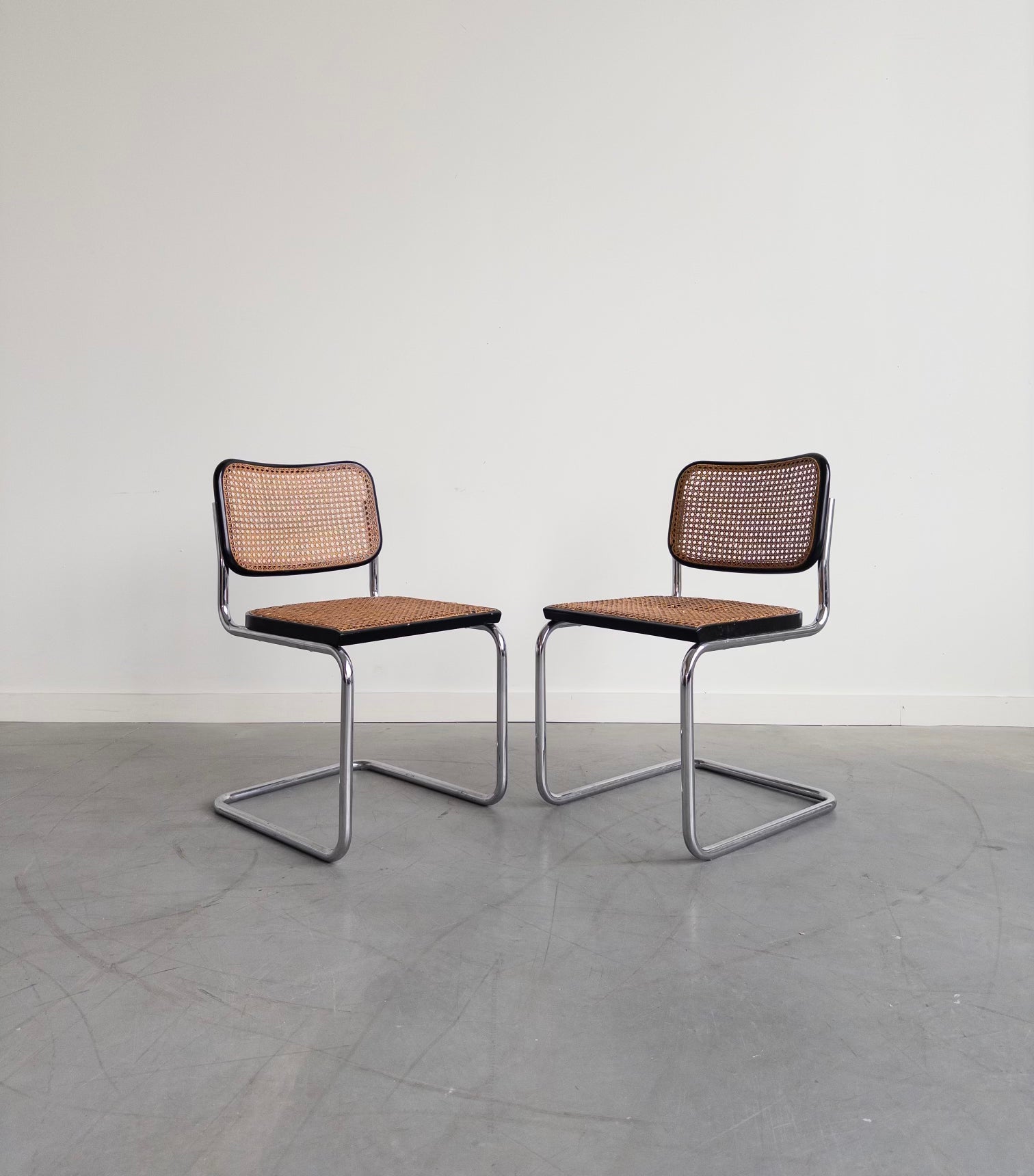 Cesca Chairs by Marcel Breuer For Gavina Knoll, Italy