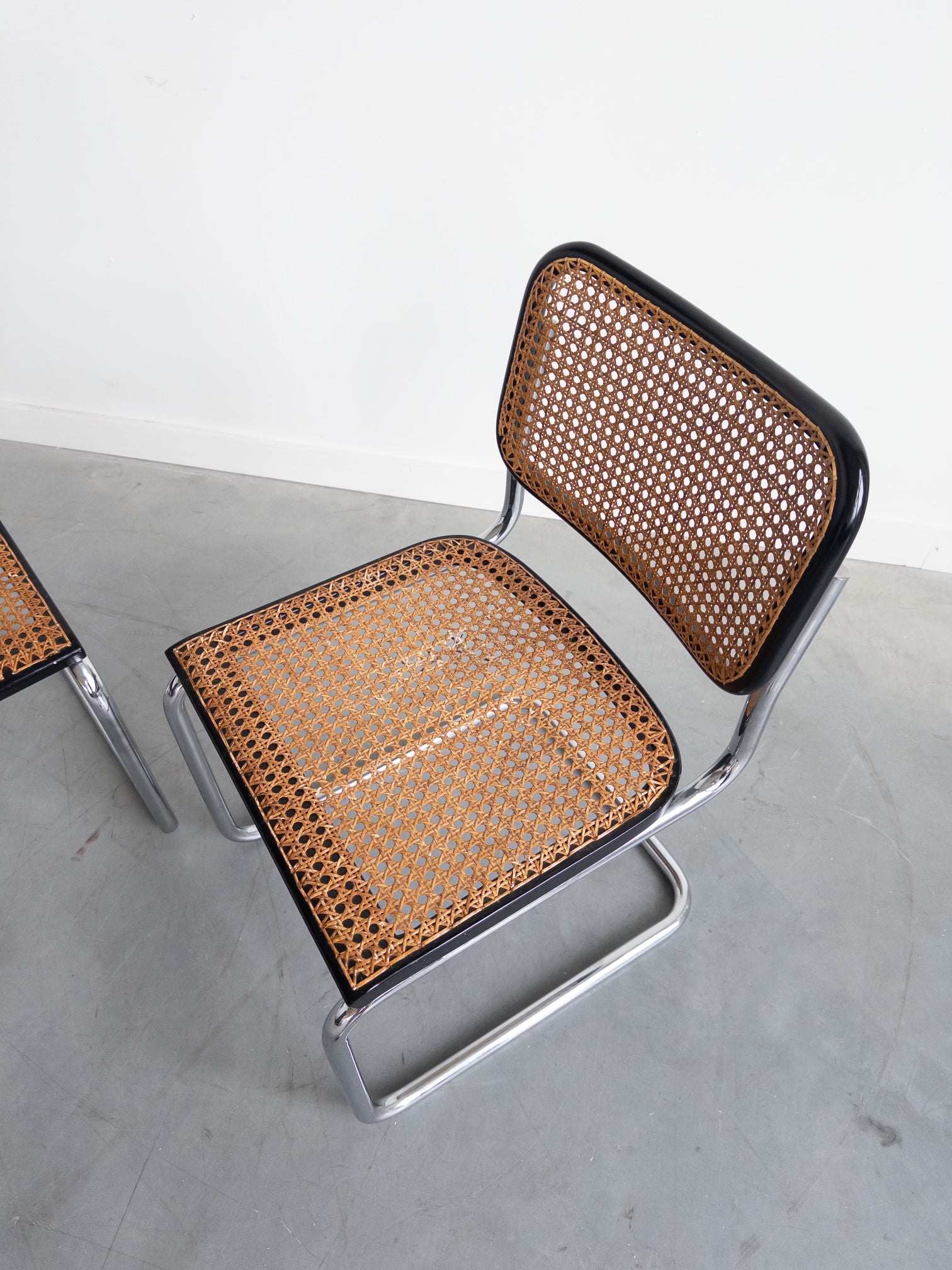 Cesca Chairs by Marcel Breuer For Gavina Knoll, Italy