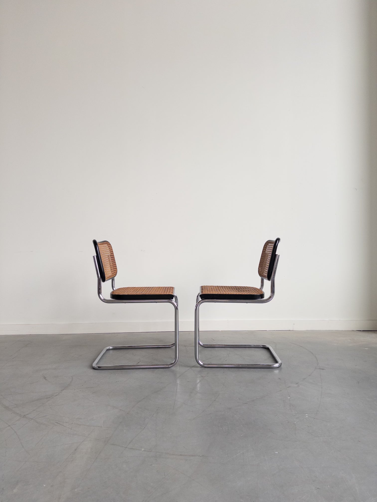 Cesca Chairs by Marcel Breuer For Gavina Knoll, Italy