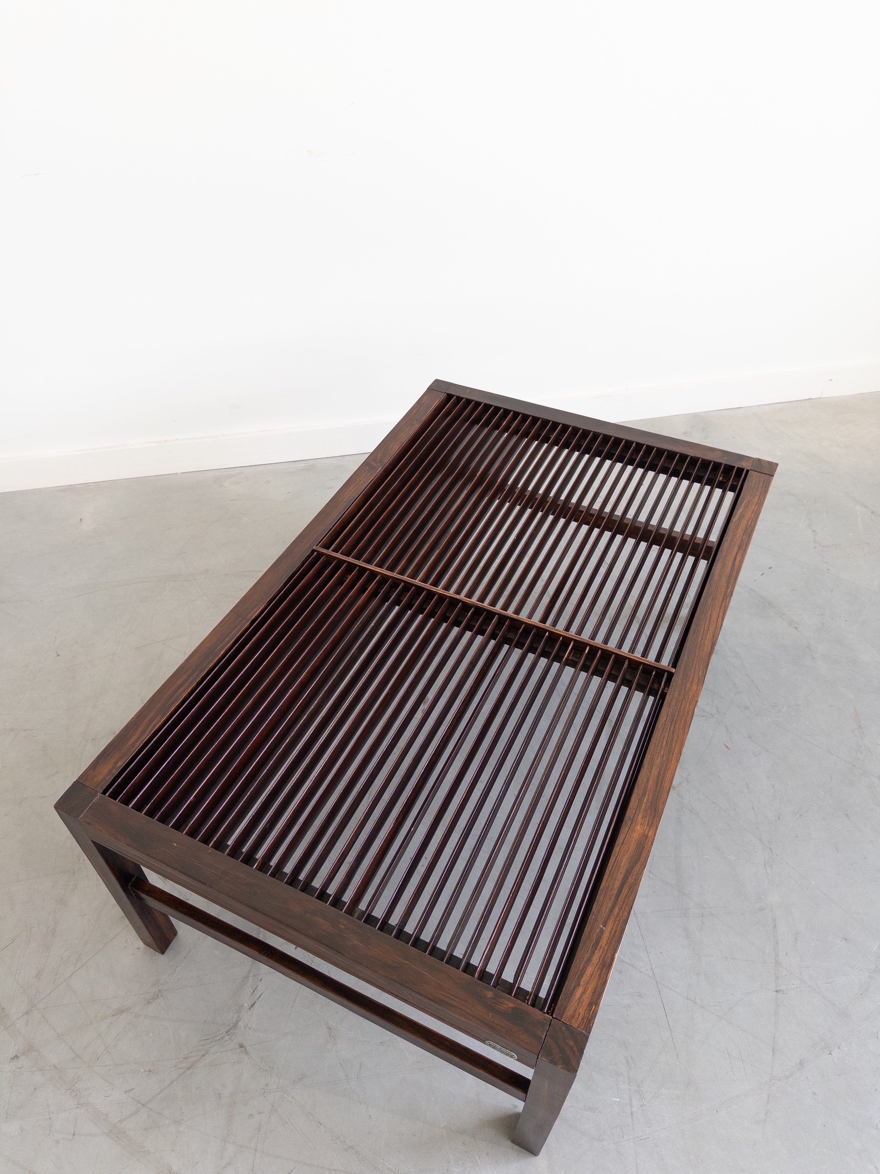 Slatted Coffee table by Sergio Rodrigues and Jorge Jabour