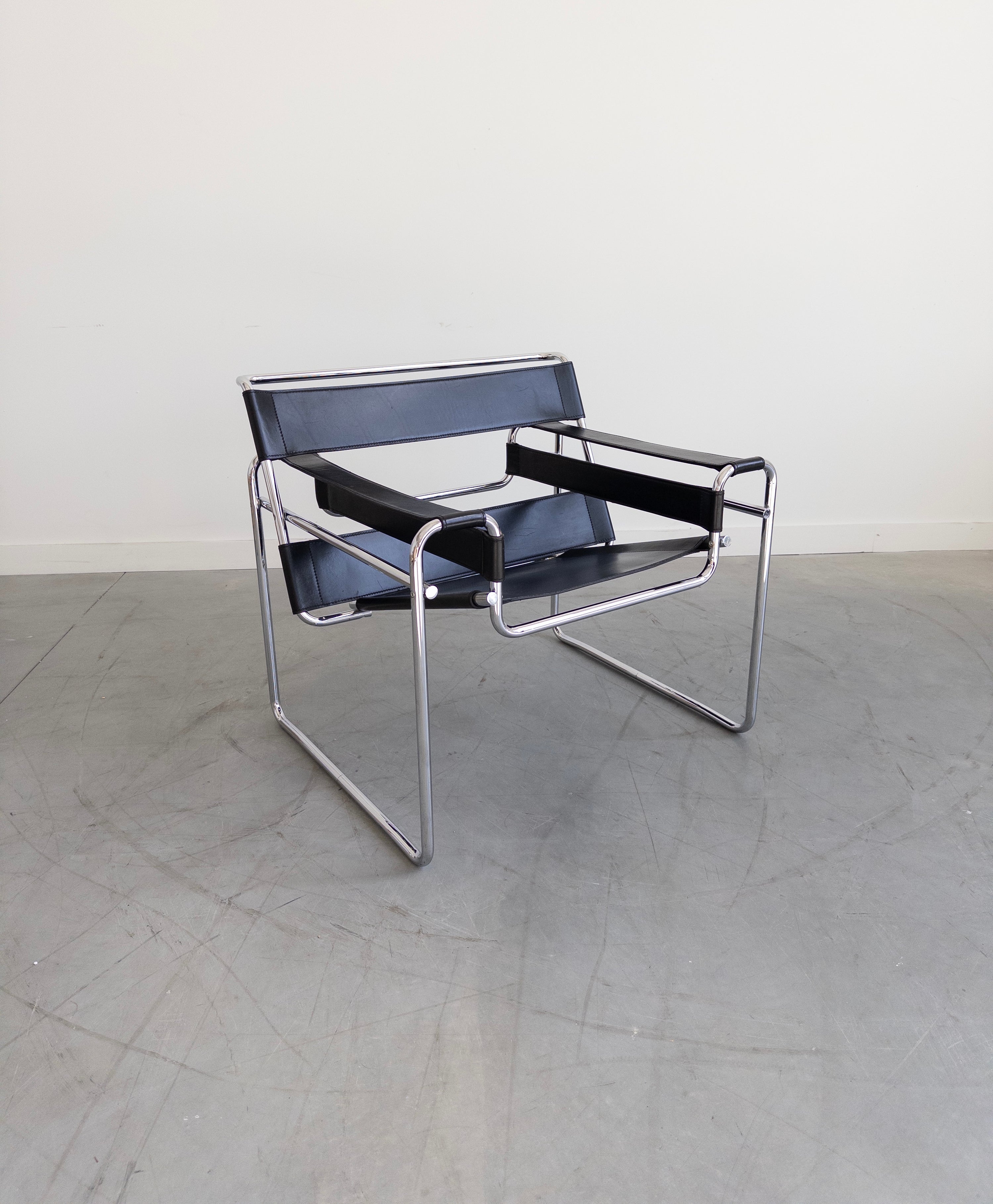 Wassily Leather Chair by Marcel Breuer for Gavina