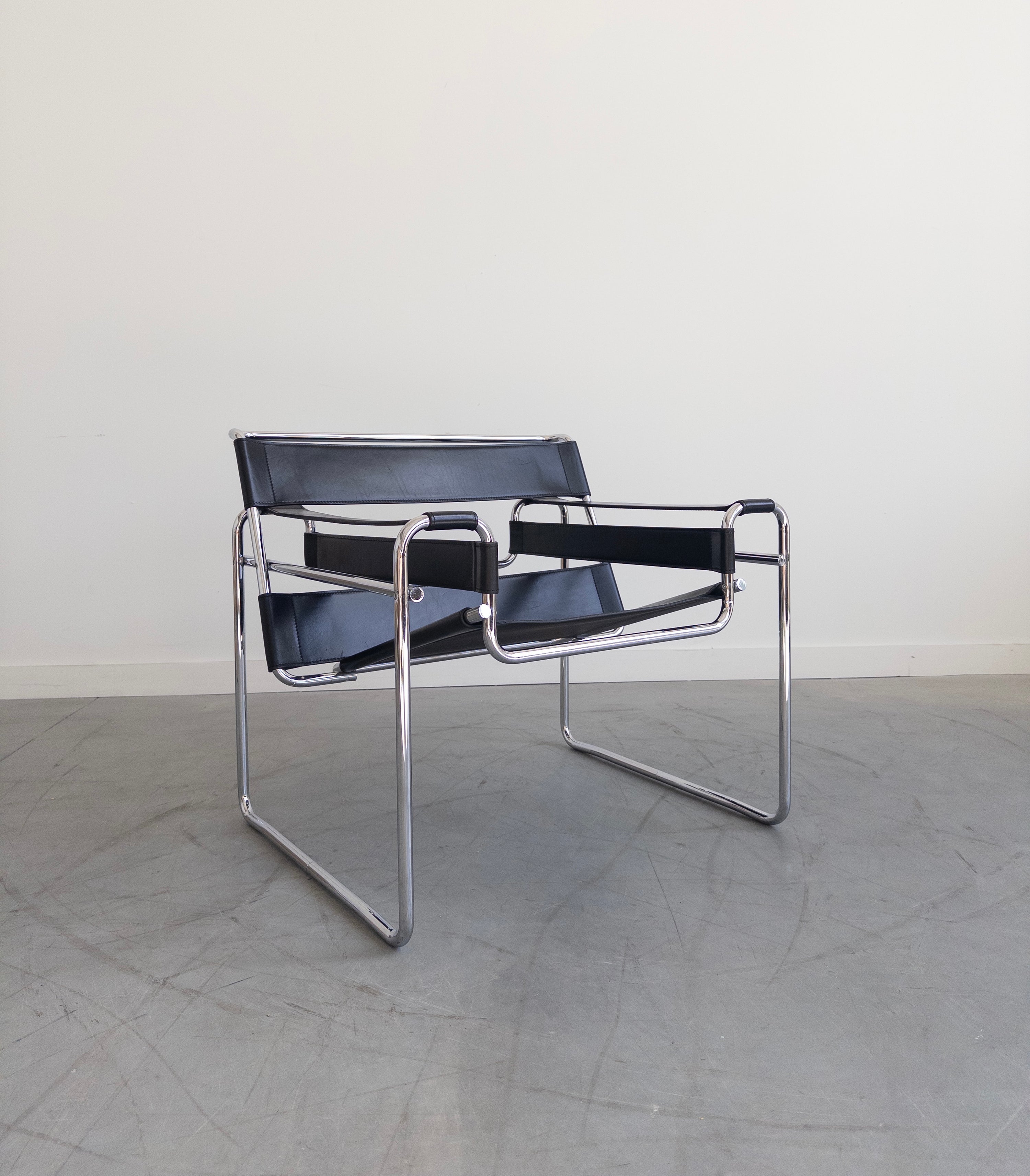 Wassily Leather Chair by Marcel Breuer for Gavina