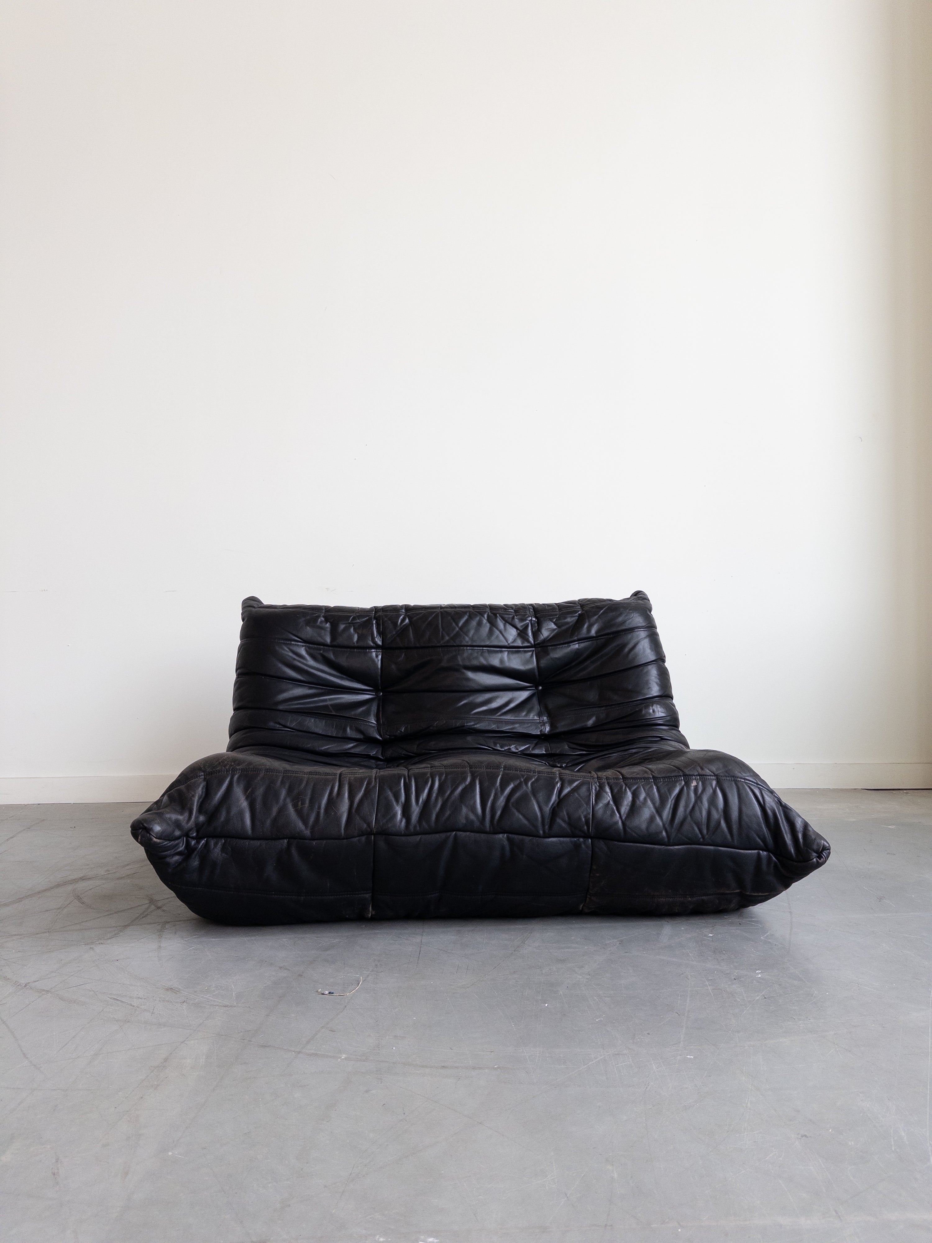 Leather Togo 2-Seater Sofa by Michel Ducaroy for Ligne Roset