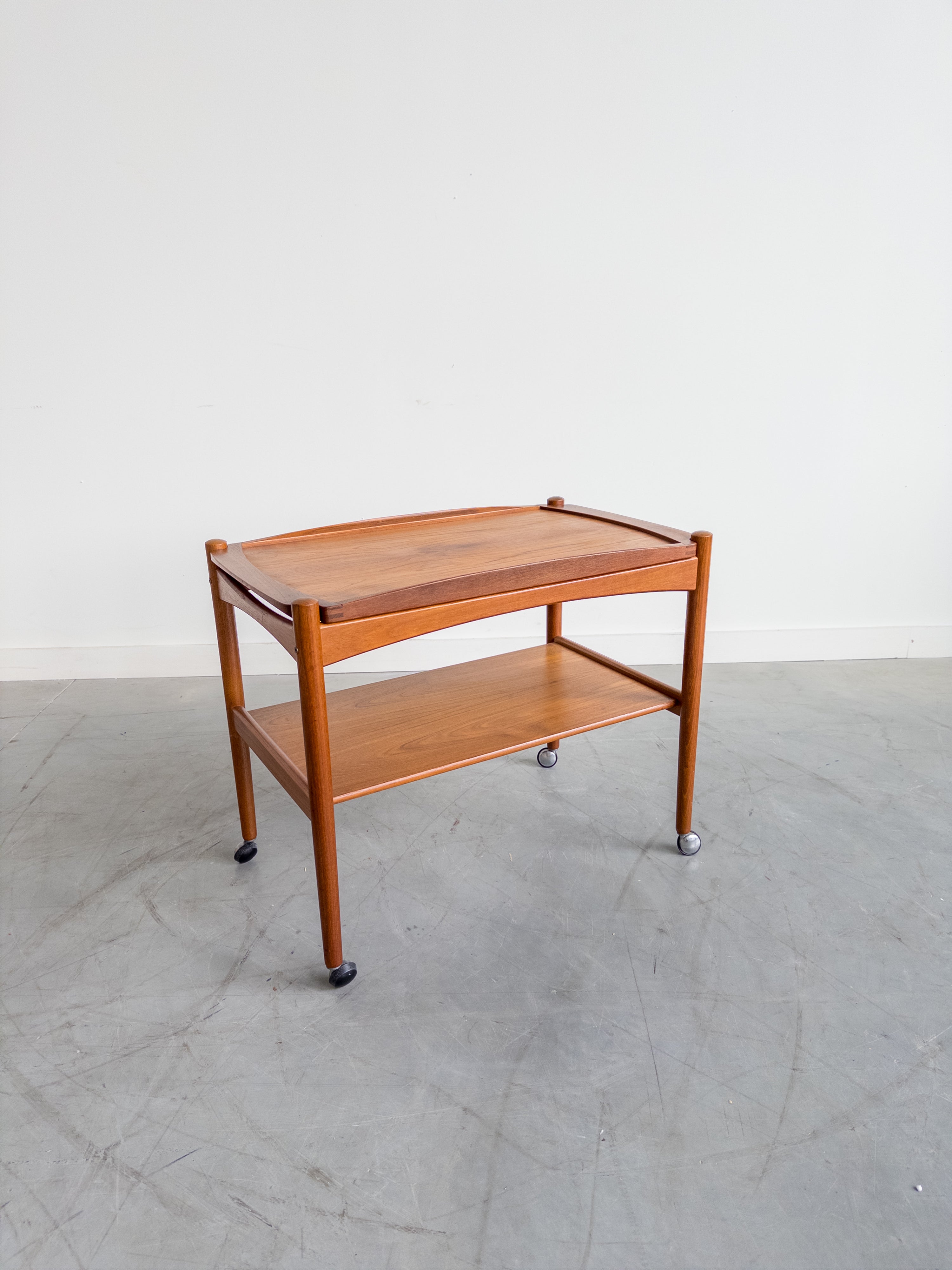 Serving Trolley by Poul Hundevad for Bernstorffsminde Møbelfabrik