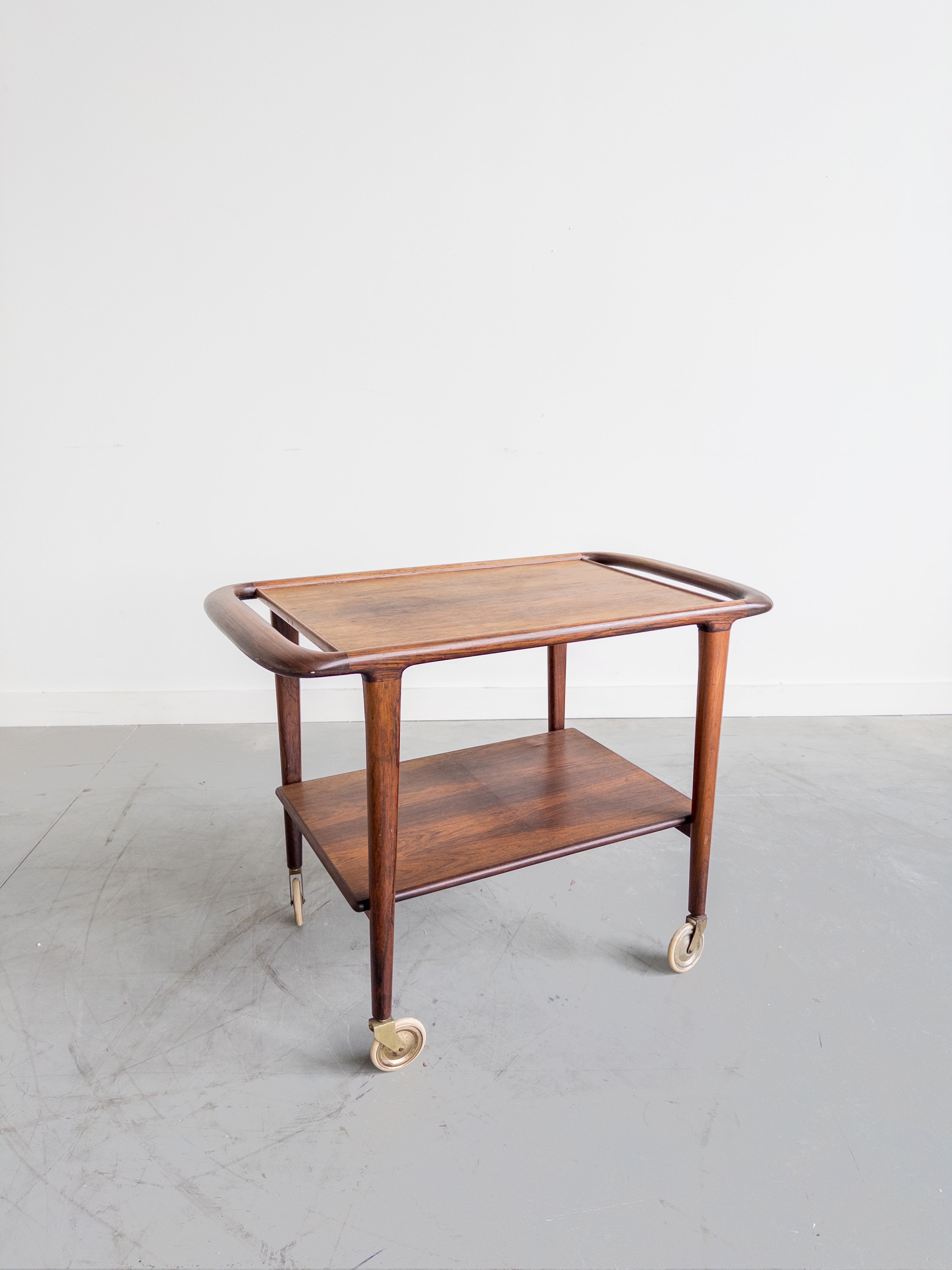 Serving Trolley in Rosewood by Niels O. Møller for Jl Møller, 1960s