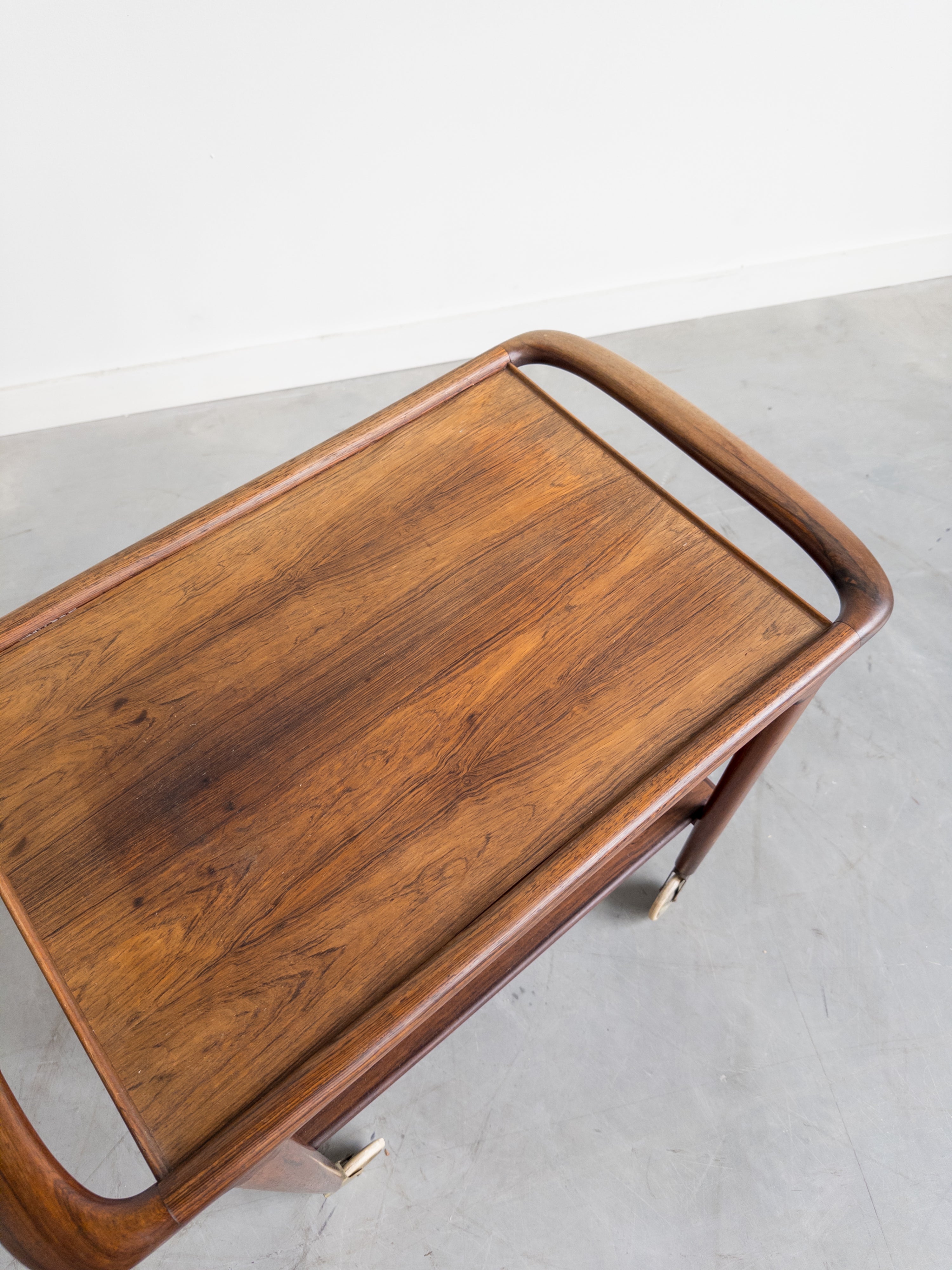 Serving Trolley in Rosewood by Niels O. Møller for Jl Møller, 1960s