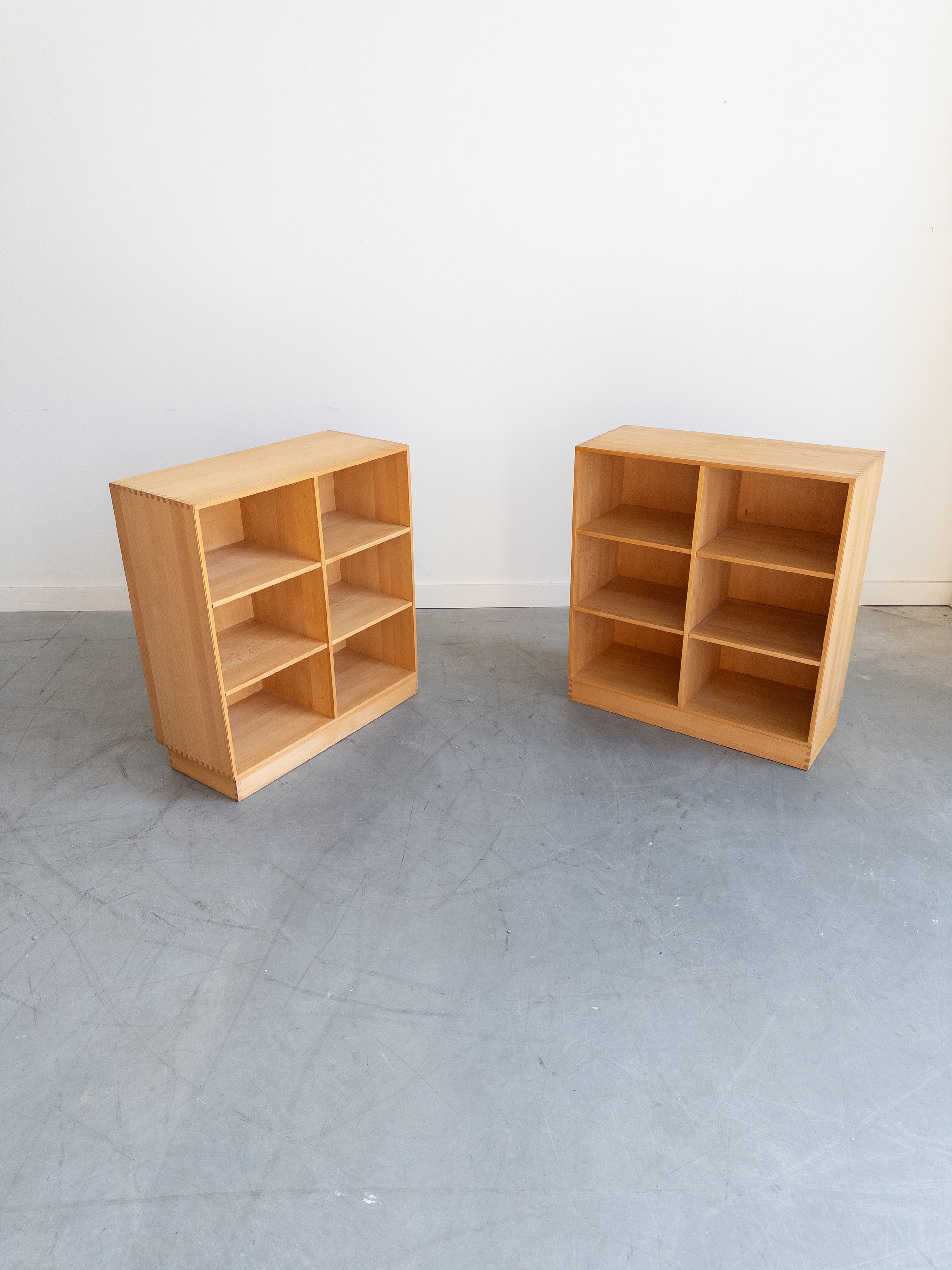 Danish Elm Bookcases By At-Bo Reolen, 1980's