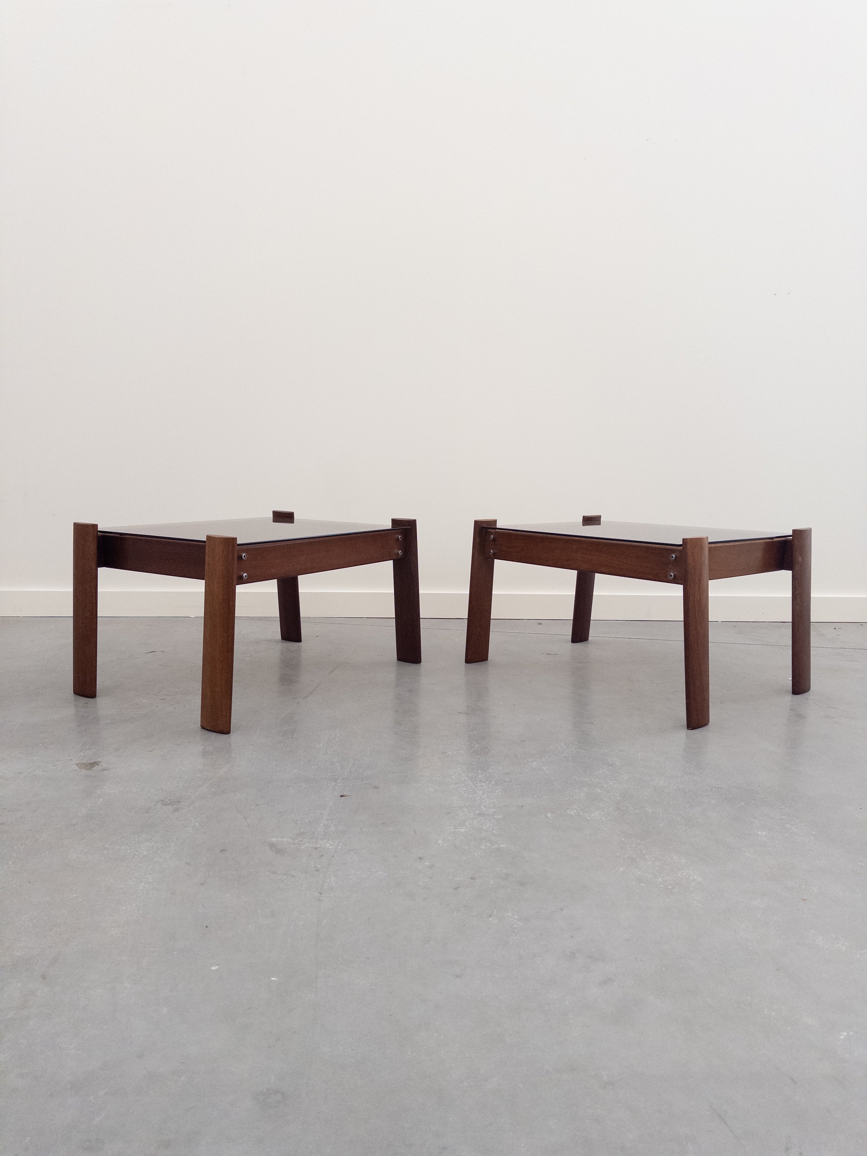 Pair of Rosewood Side Tables by Percival Lafer, 1960s