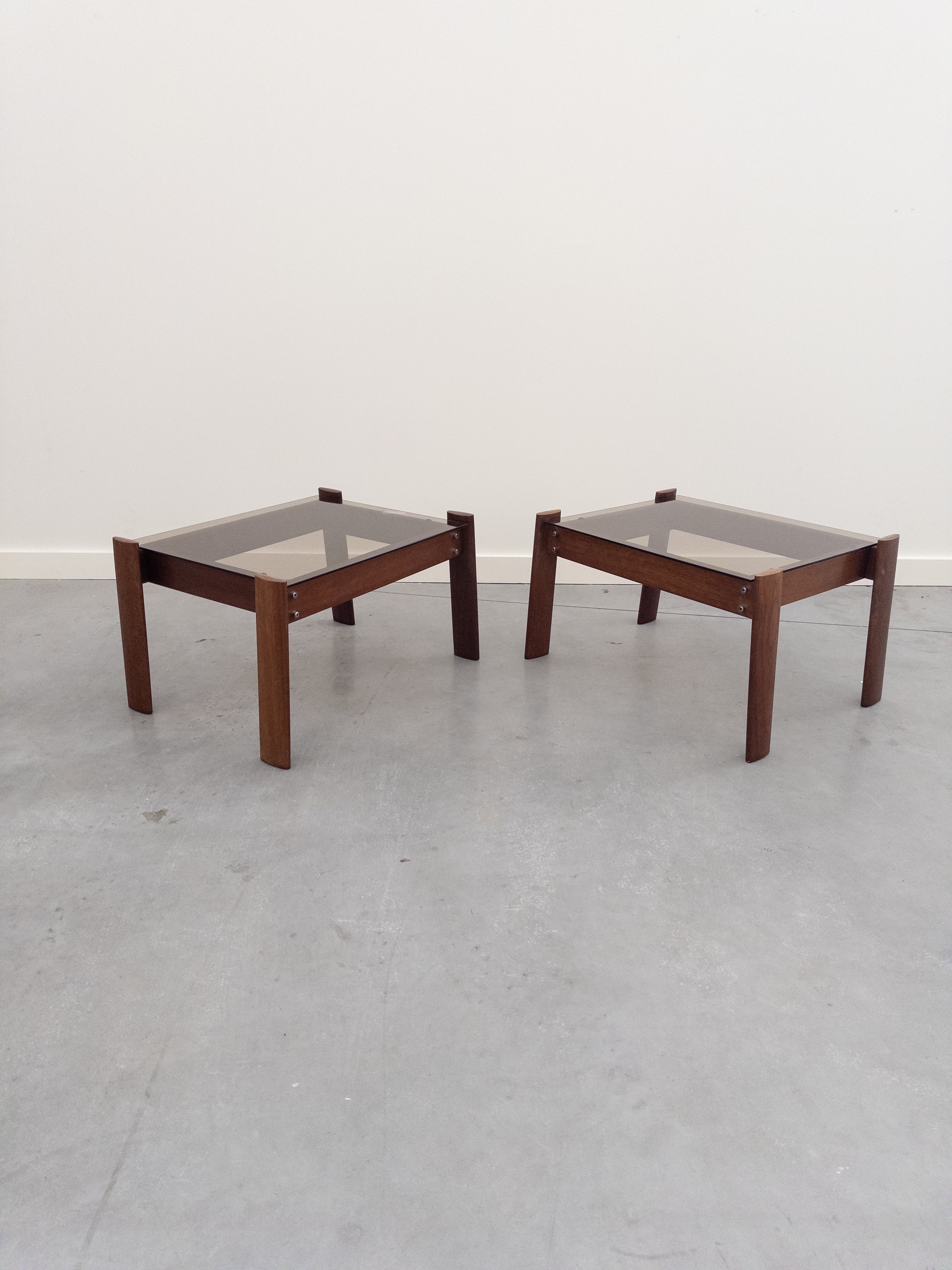 Pair of Rosewood Side Tables by Percival Lafer, 1960s