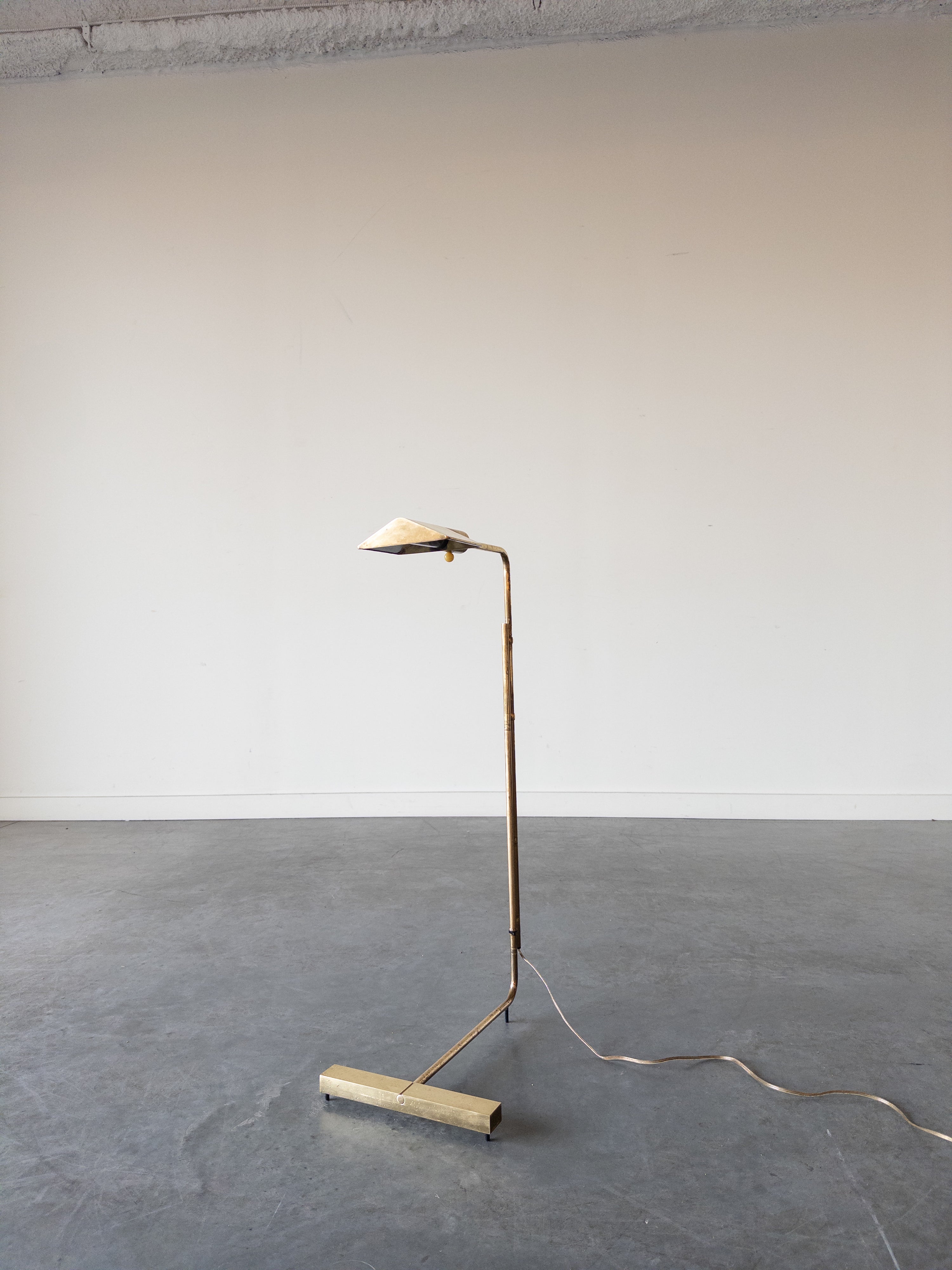 Cedric Hartman Parallel Bar Brass Floor Lamp