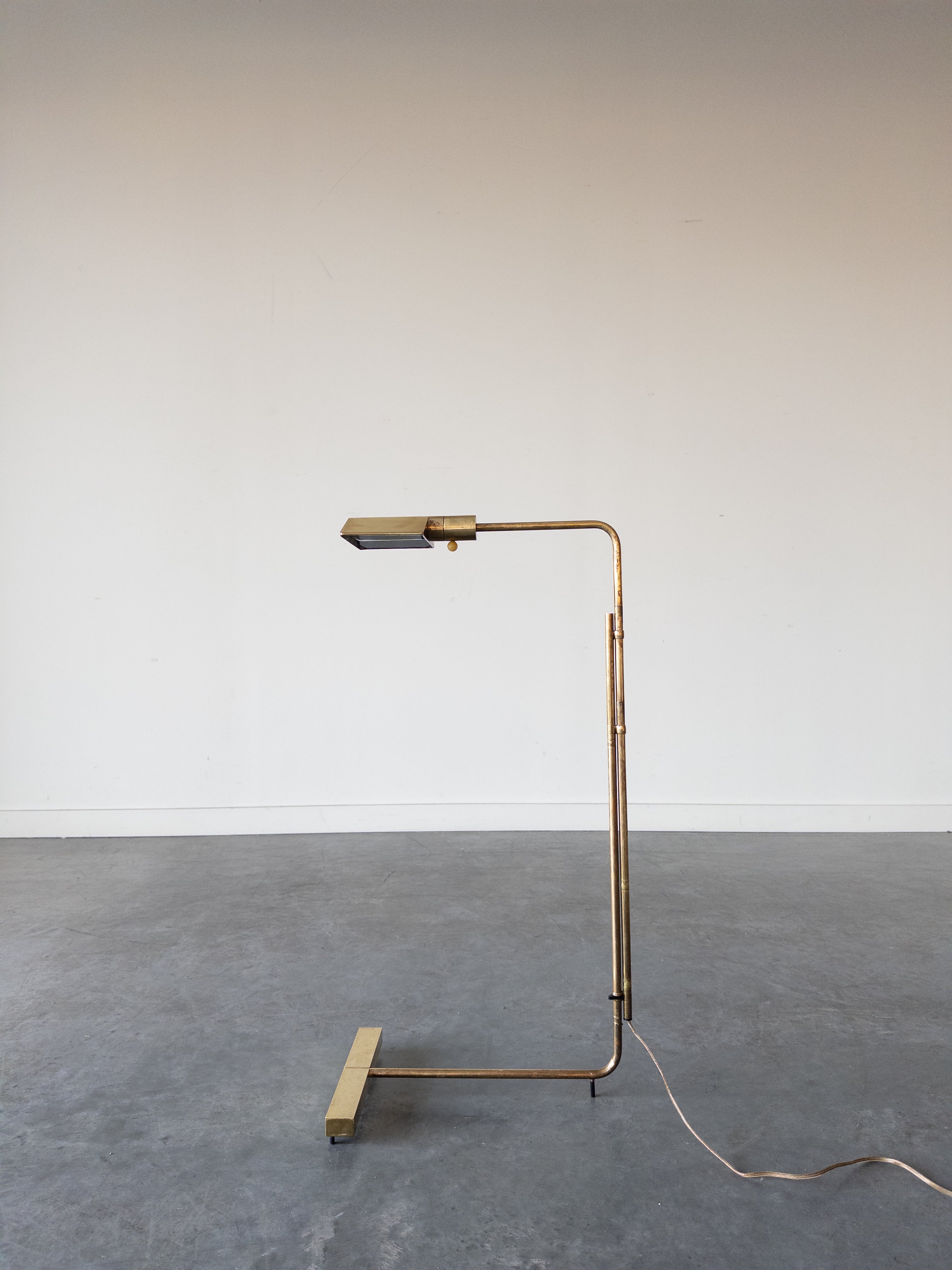 Cedric Hartman Parallel Bar Brass Floor Lamp