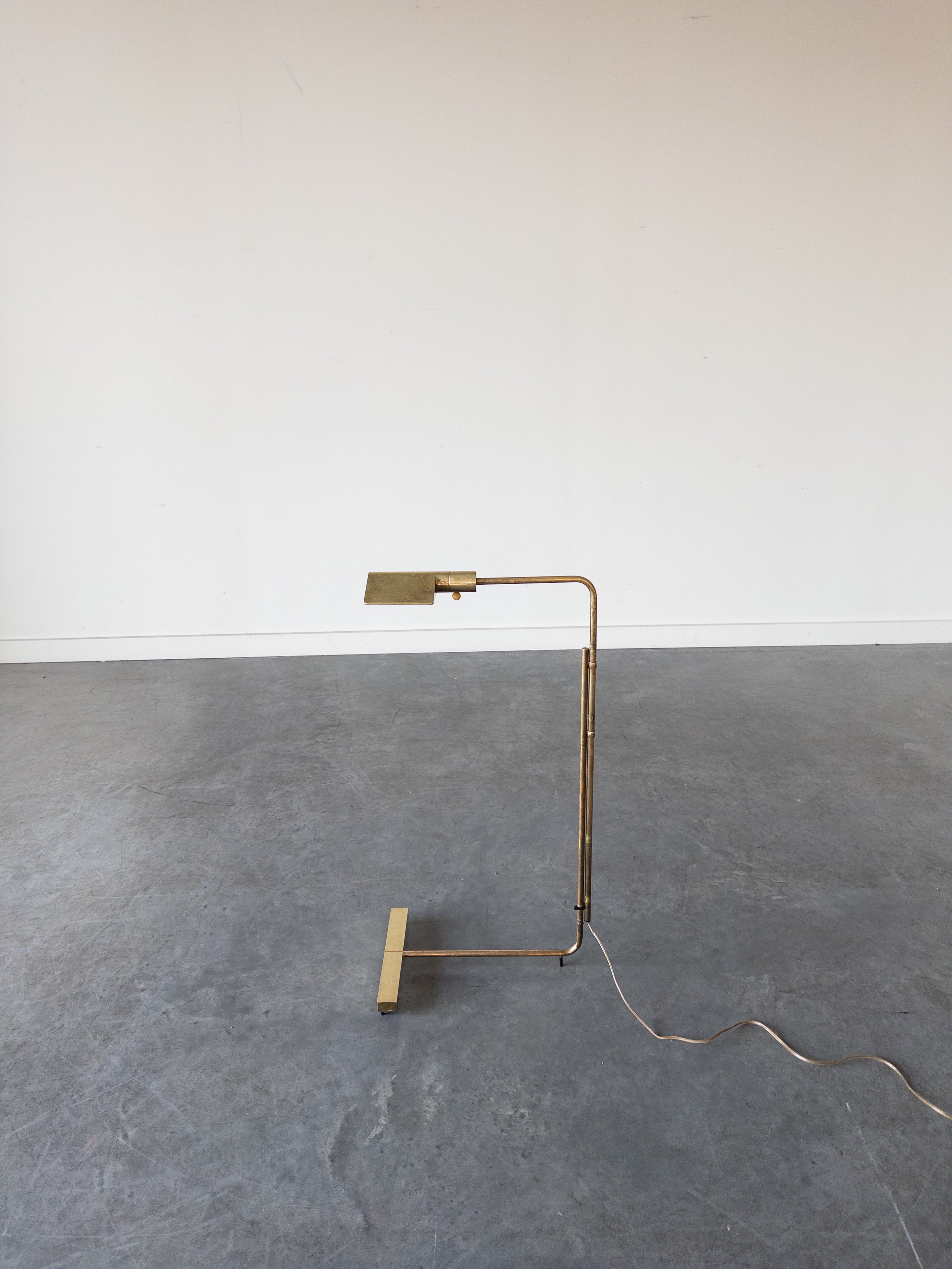 Cedric Hartman Parallel Bar Brass Floor Lamp