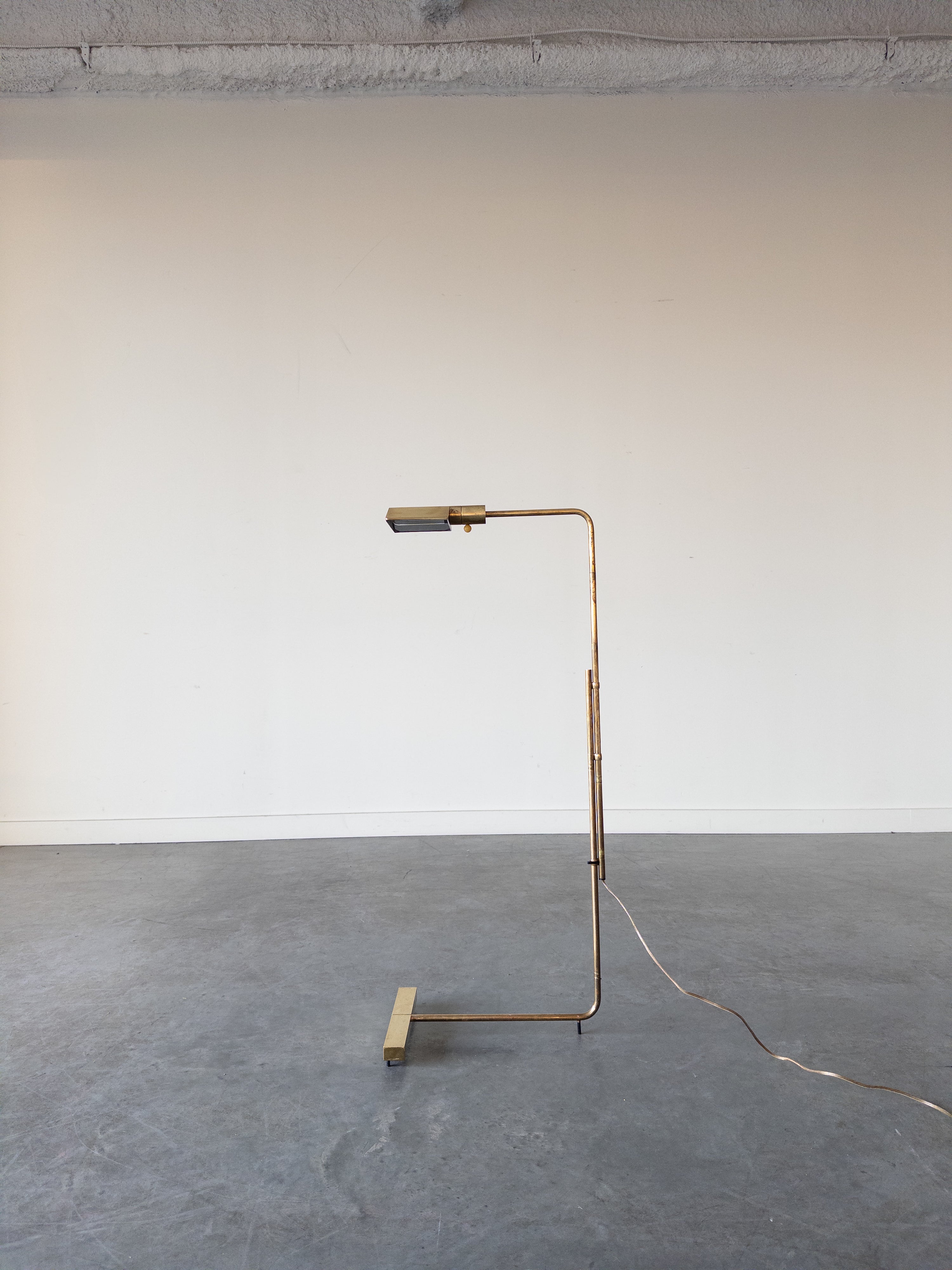 Cedric Hartman Parallel Bar Brass Floor Lamp