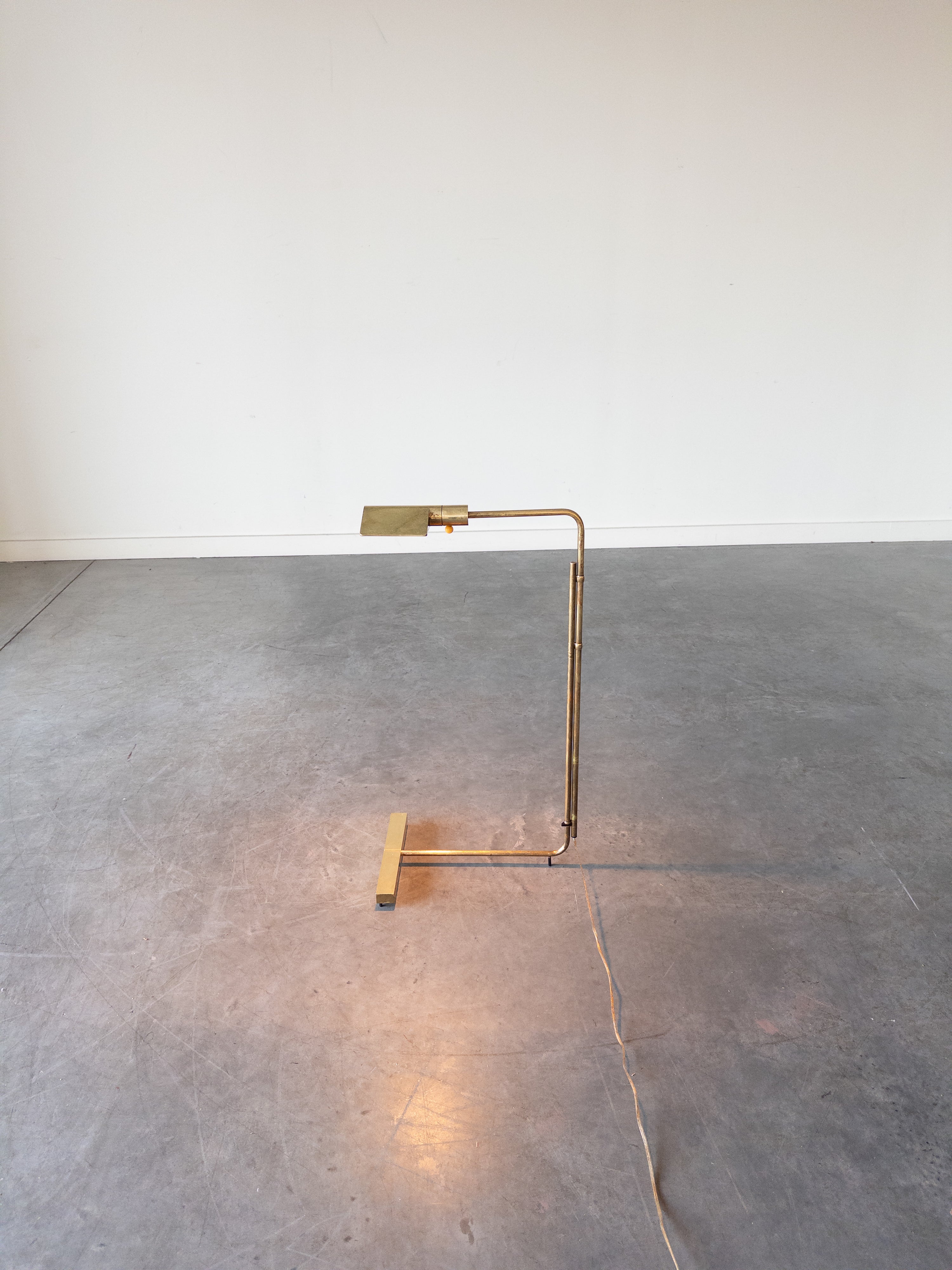 Cedric Hartman Parallel Bar Brass Floor Lamp