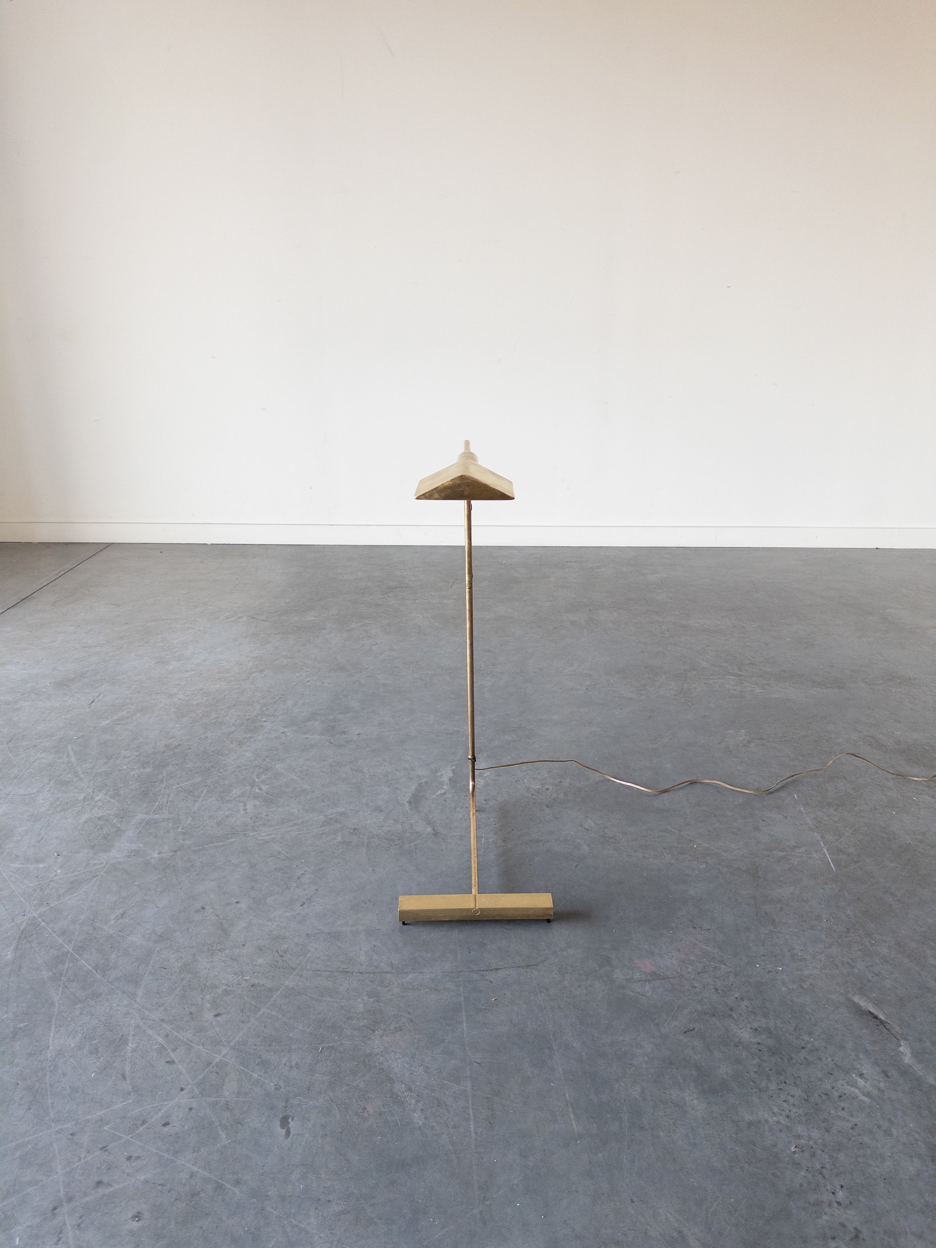 Cedric Hartman Parallel Bar Brass Floor Lamp