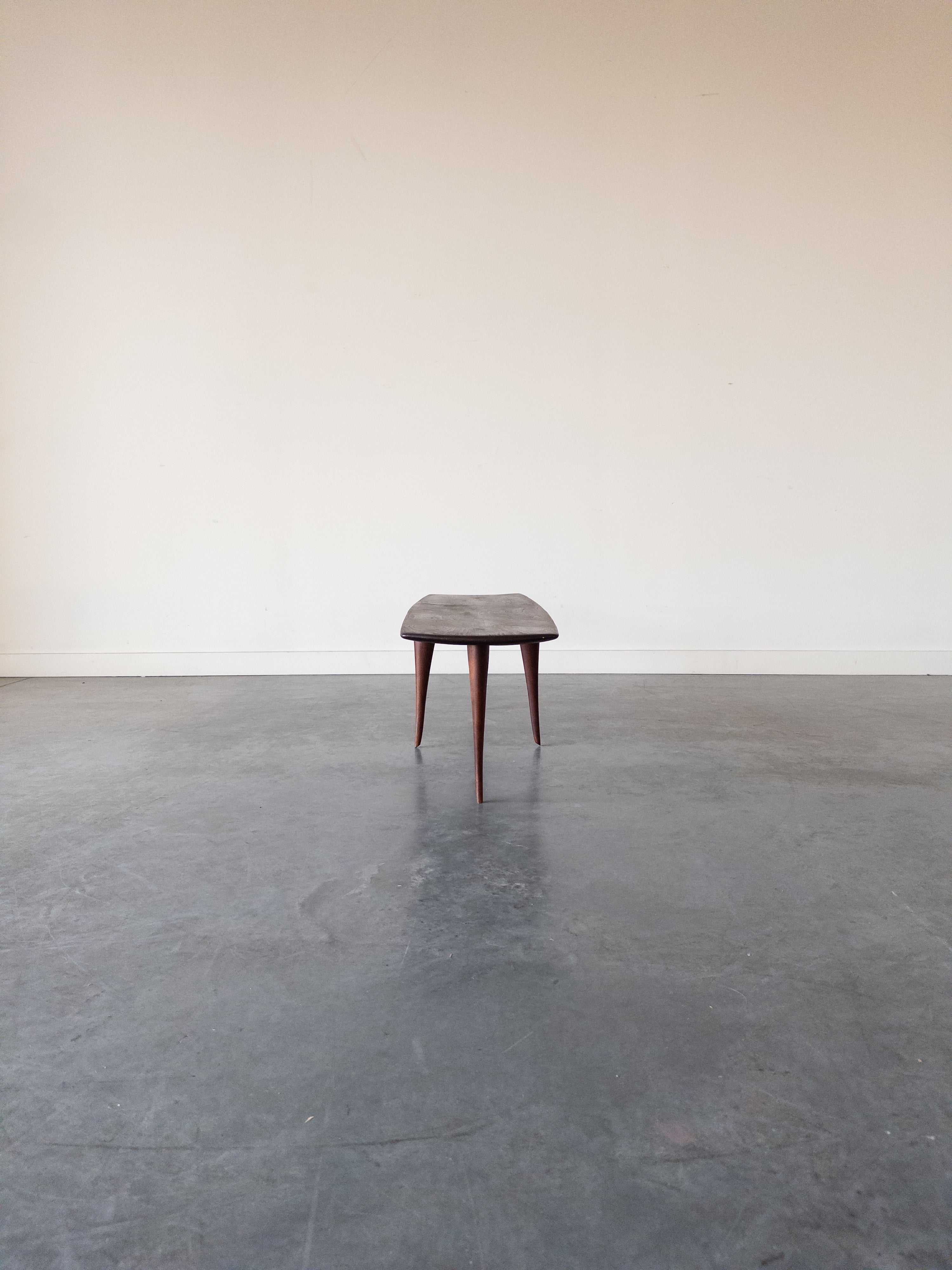 Walnut Coffee Table by Dirk Rosse for the American Studio Crafts Movement