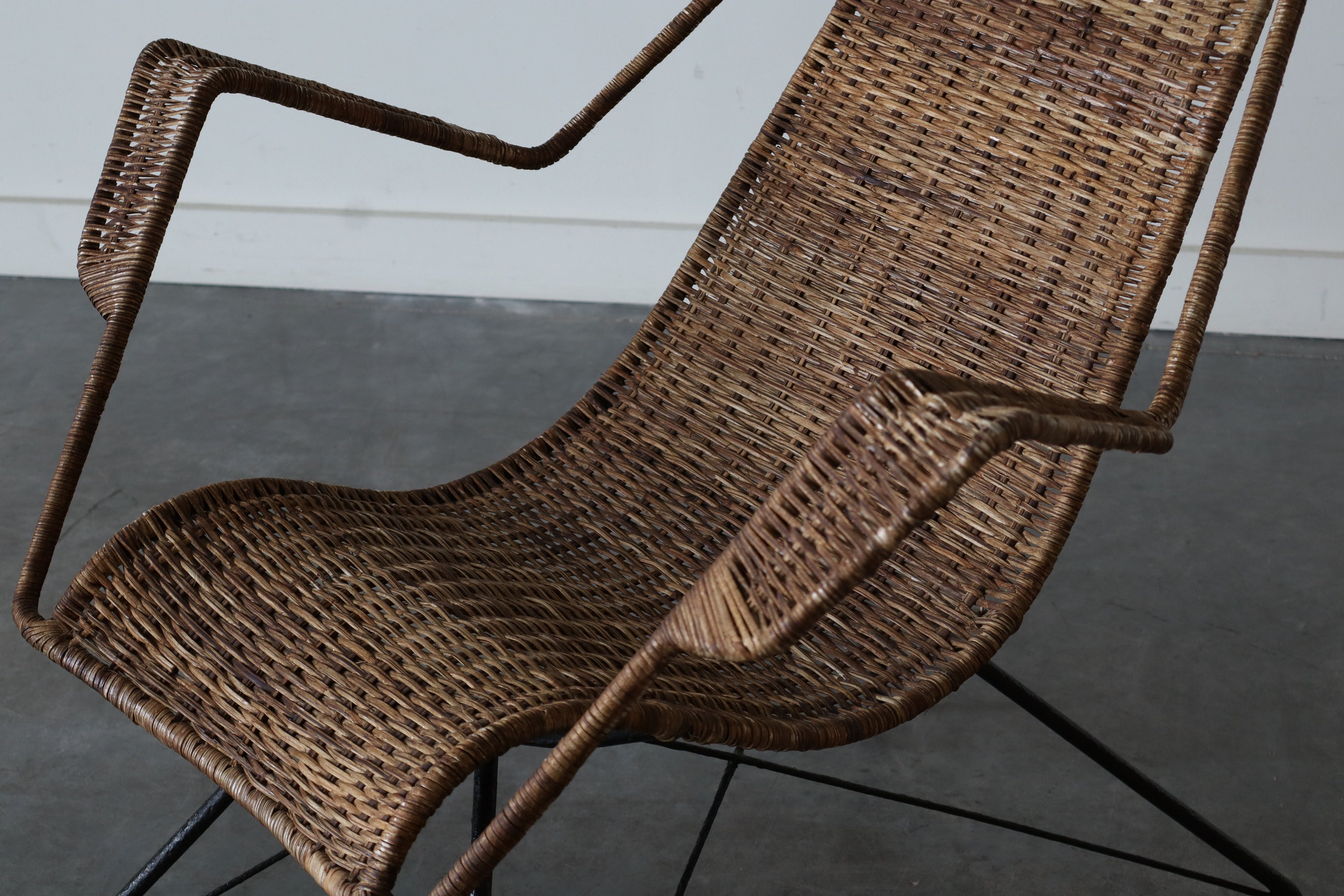 Rattan Armchairs by Martin Eisler and Carlo Hauner for Forma, 1950