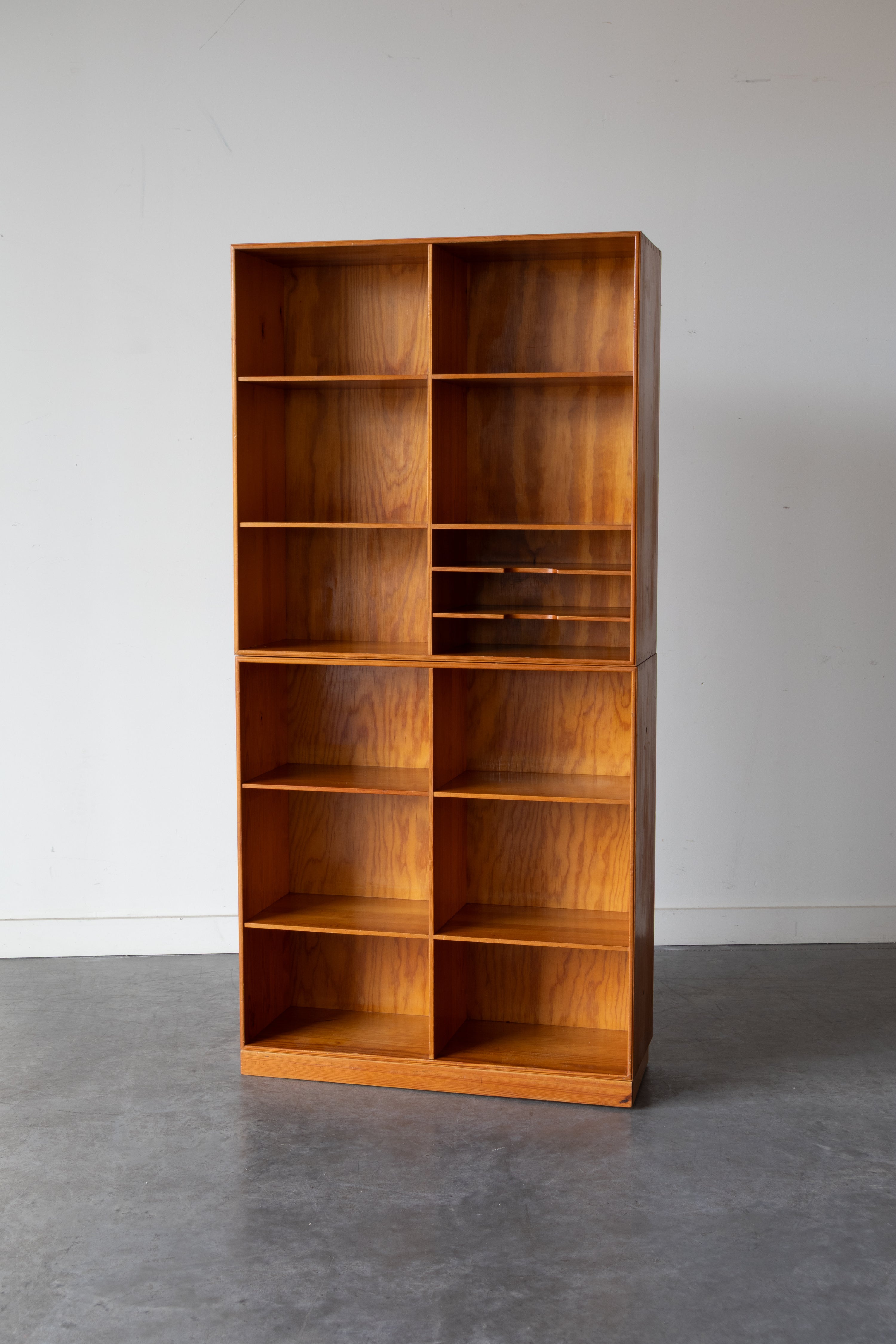 Danish Pine Bookcases by Mogens Koch for Rud. Rasmussen