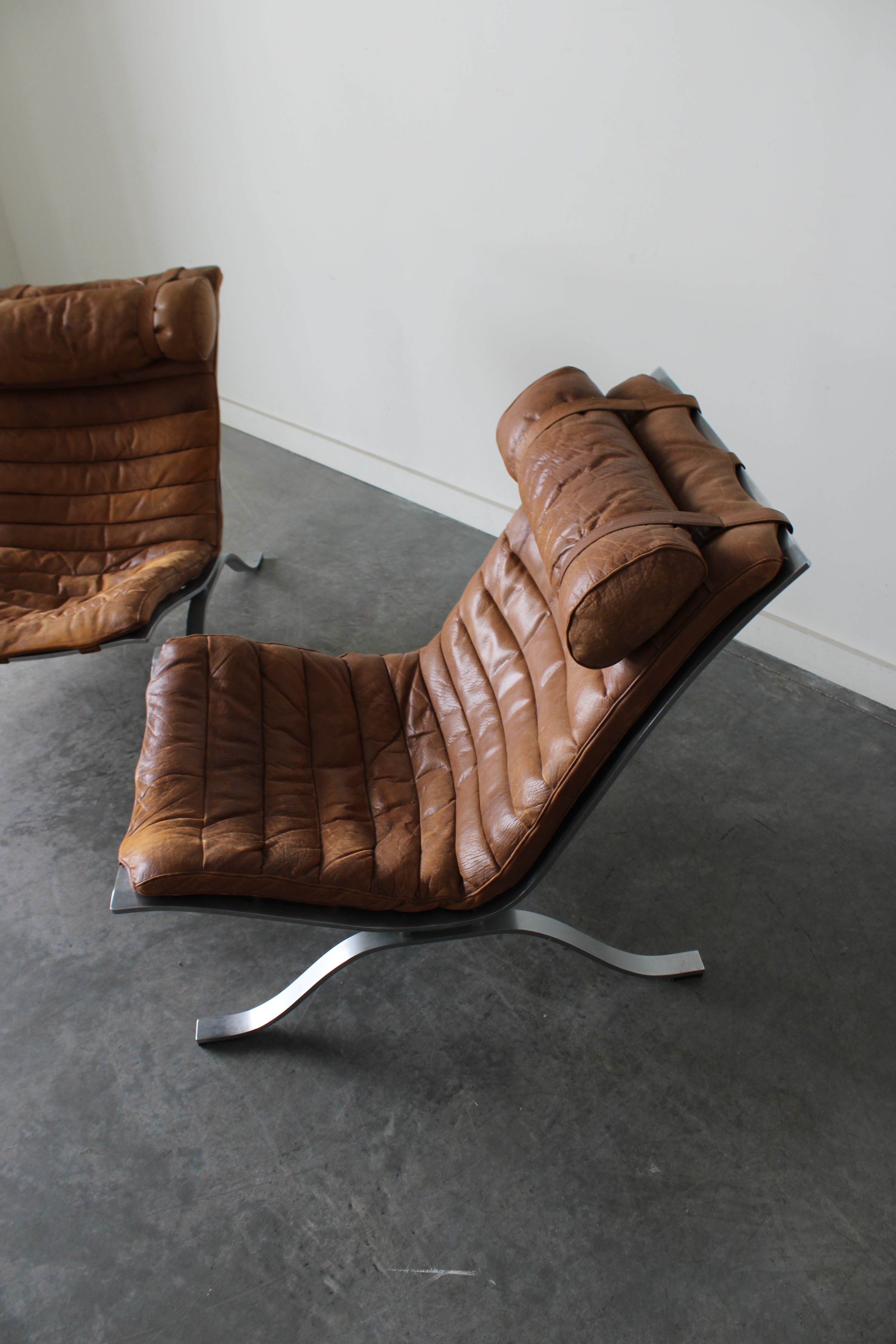 Pair of Ari Lounge Chairs by Arne Norell, 1966