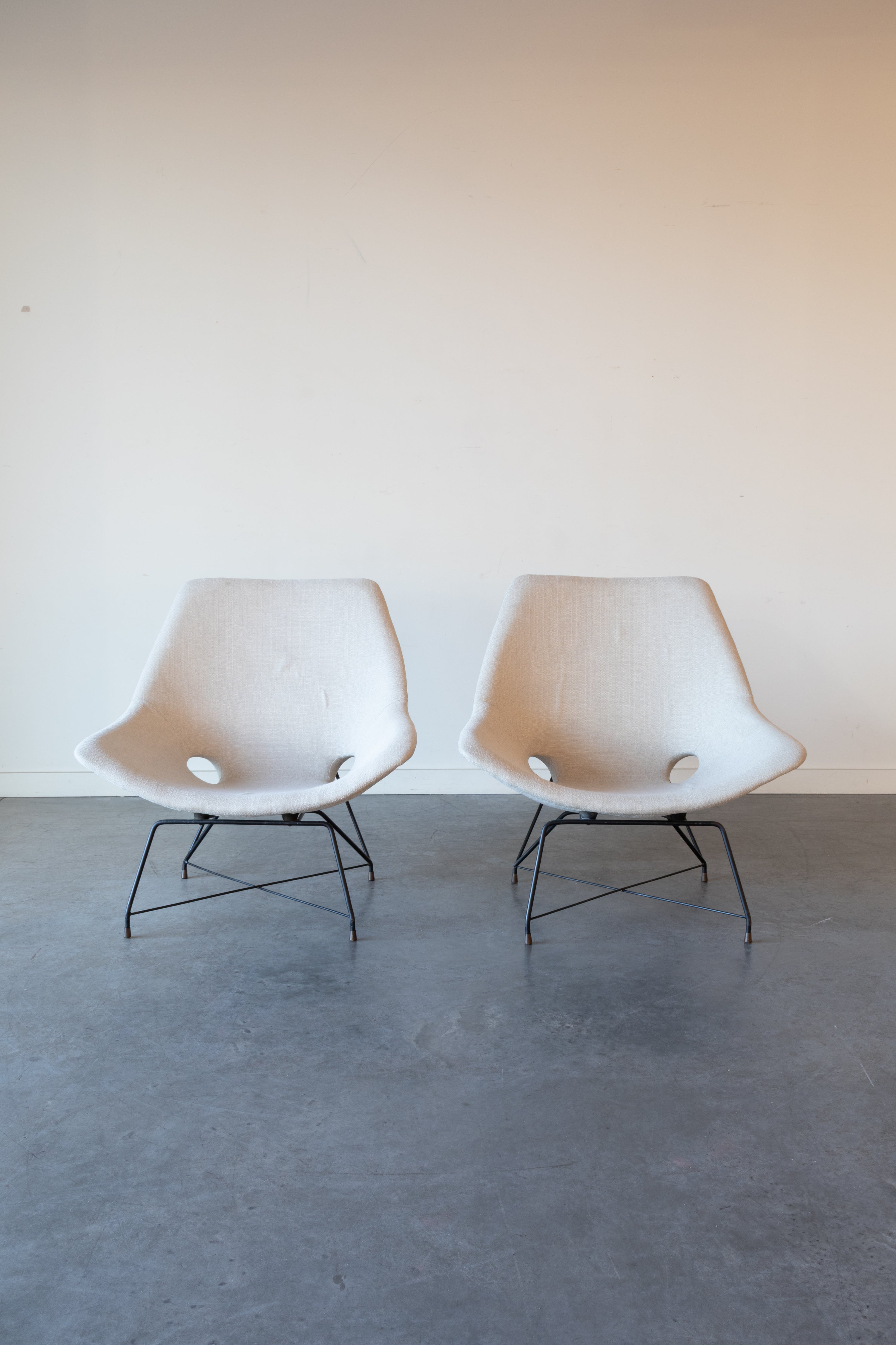 Kosmos Lounge Chairs by Augusto Bozzi for Saporiti, 1950