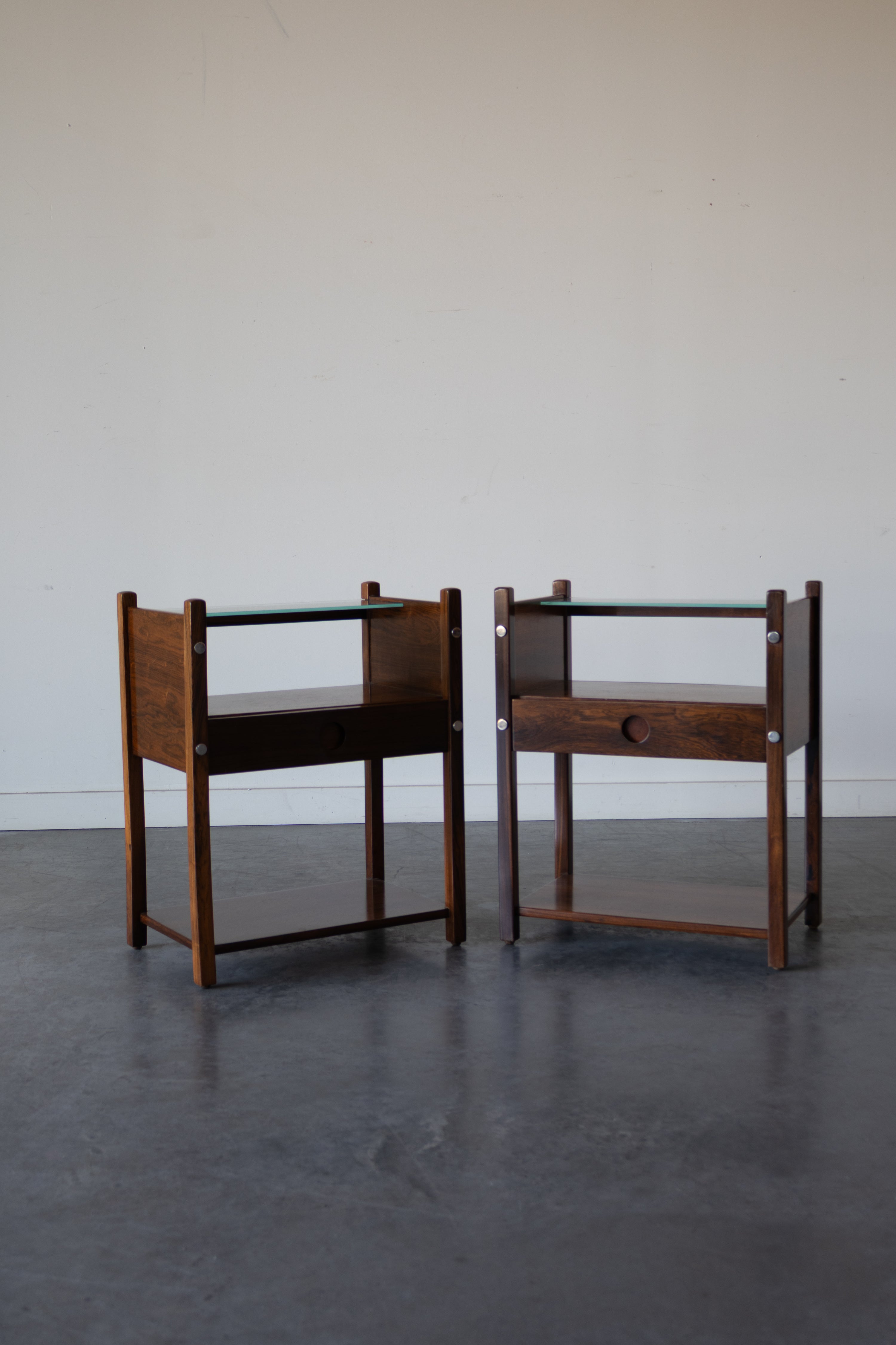 "Yara" Bedside Tables by Sergio Rodrigues