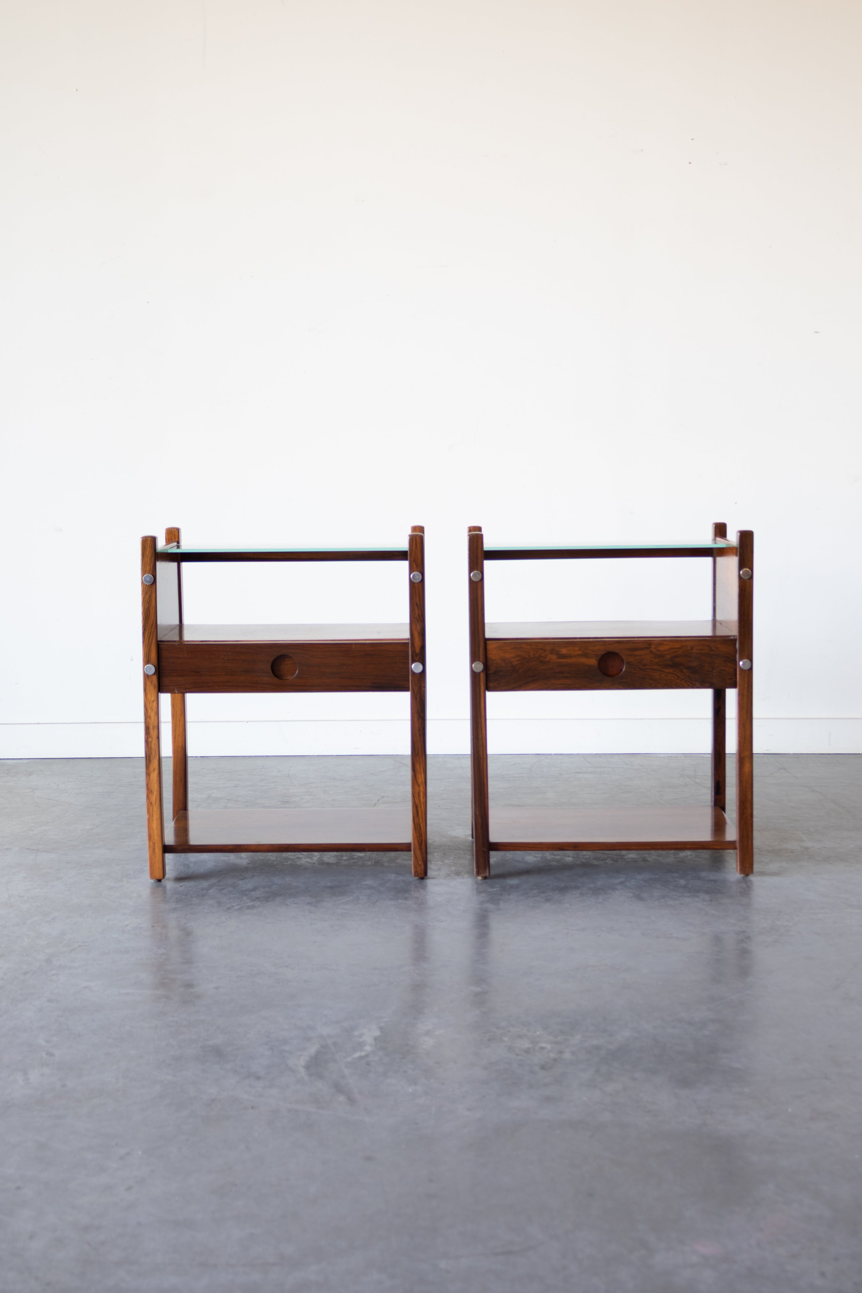 "Yara" Bedside Tables by Sergio Rodrigues