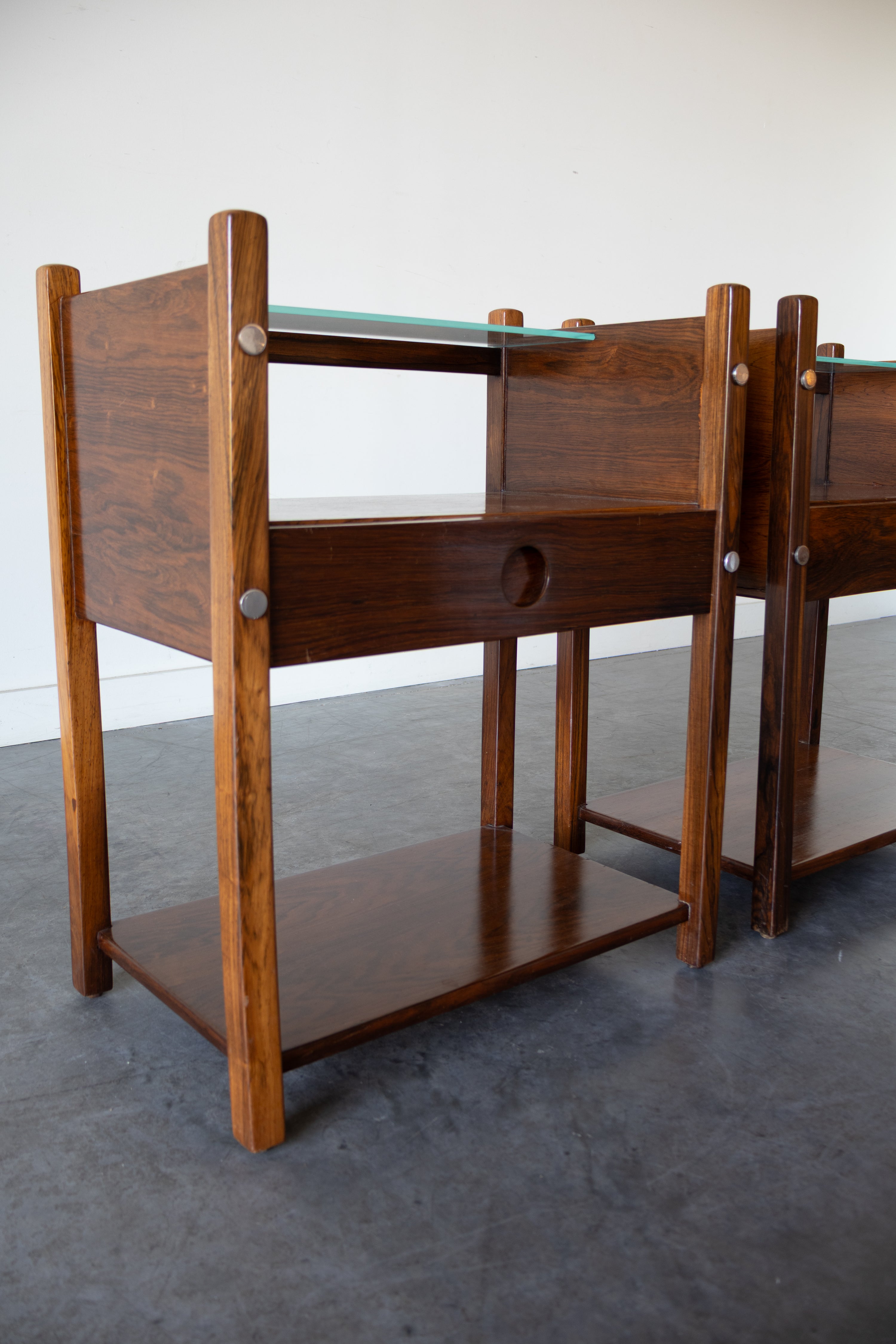 "Yara" Bedside Tables by Sergio Rodrigues