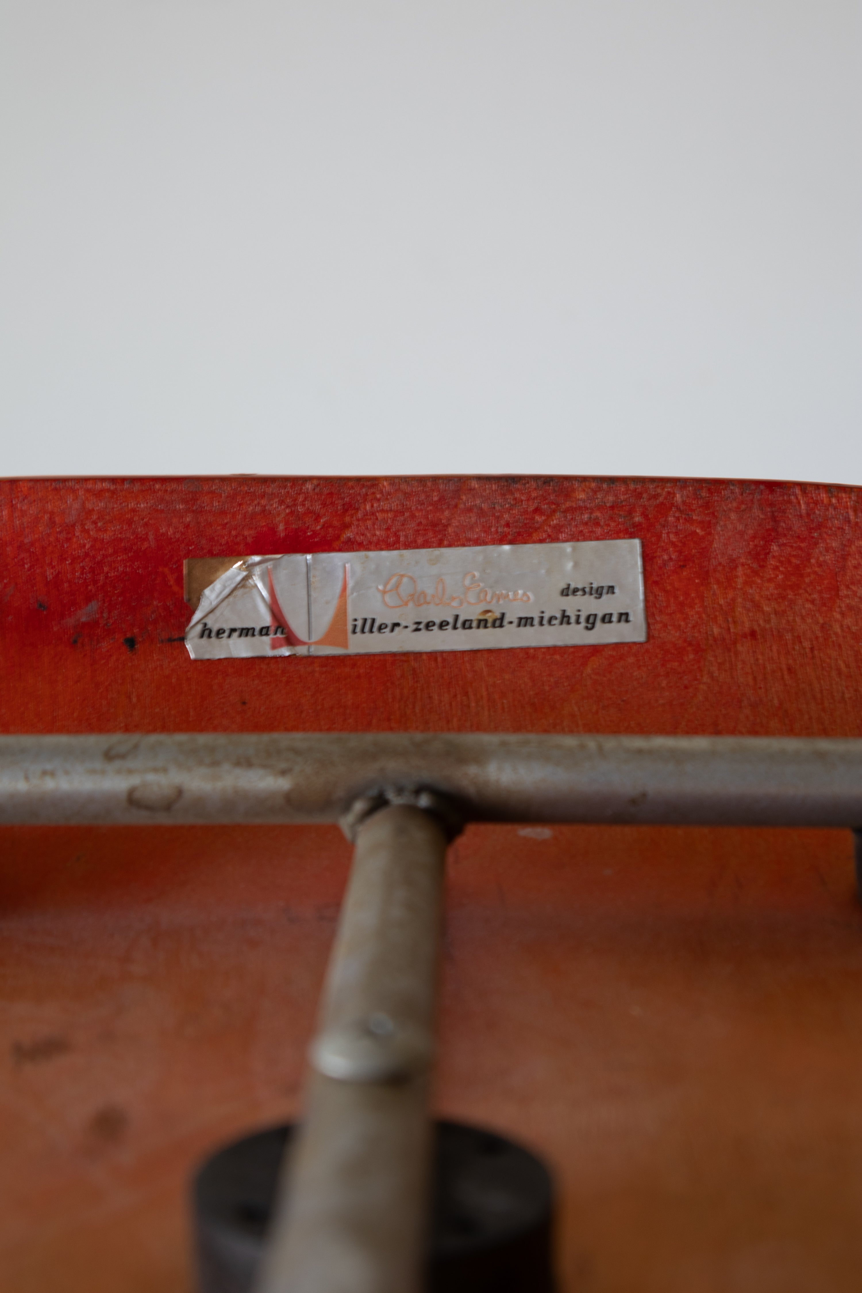 Red Aniline DCM by Eames for Herman Miller