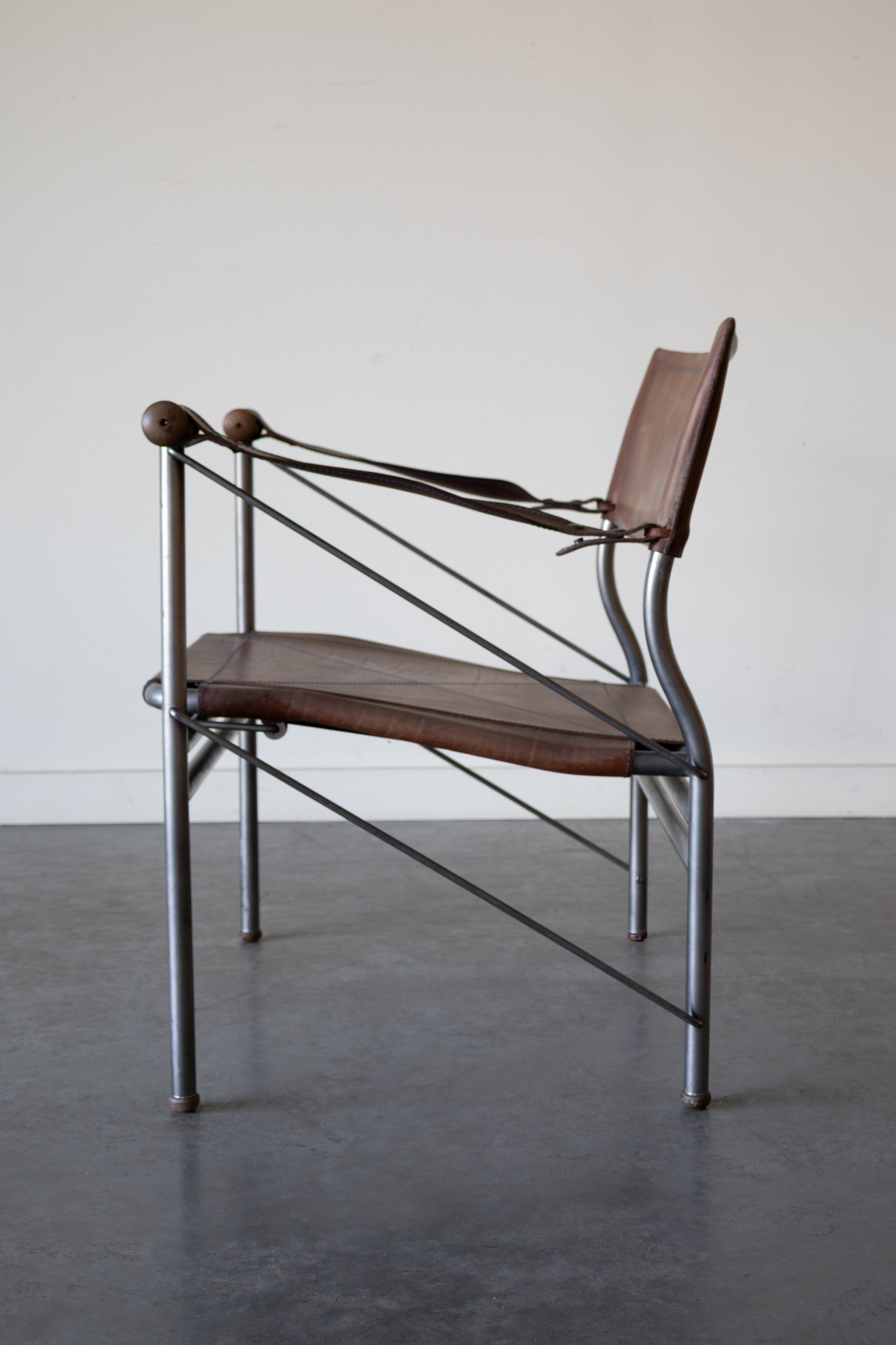907 Folding Safari Lounge Chair by Joe Colombo, 1970s