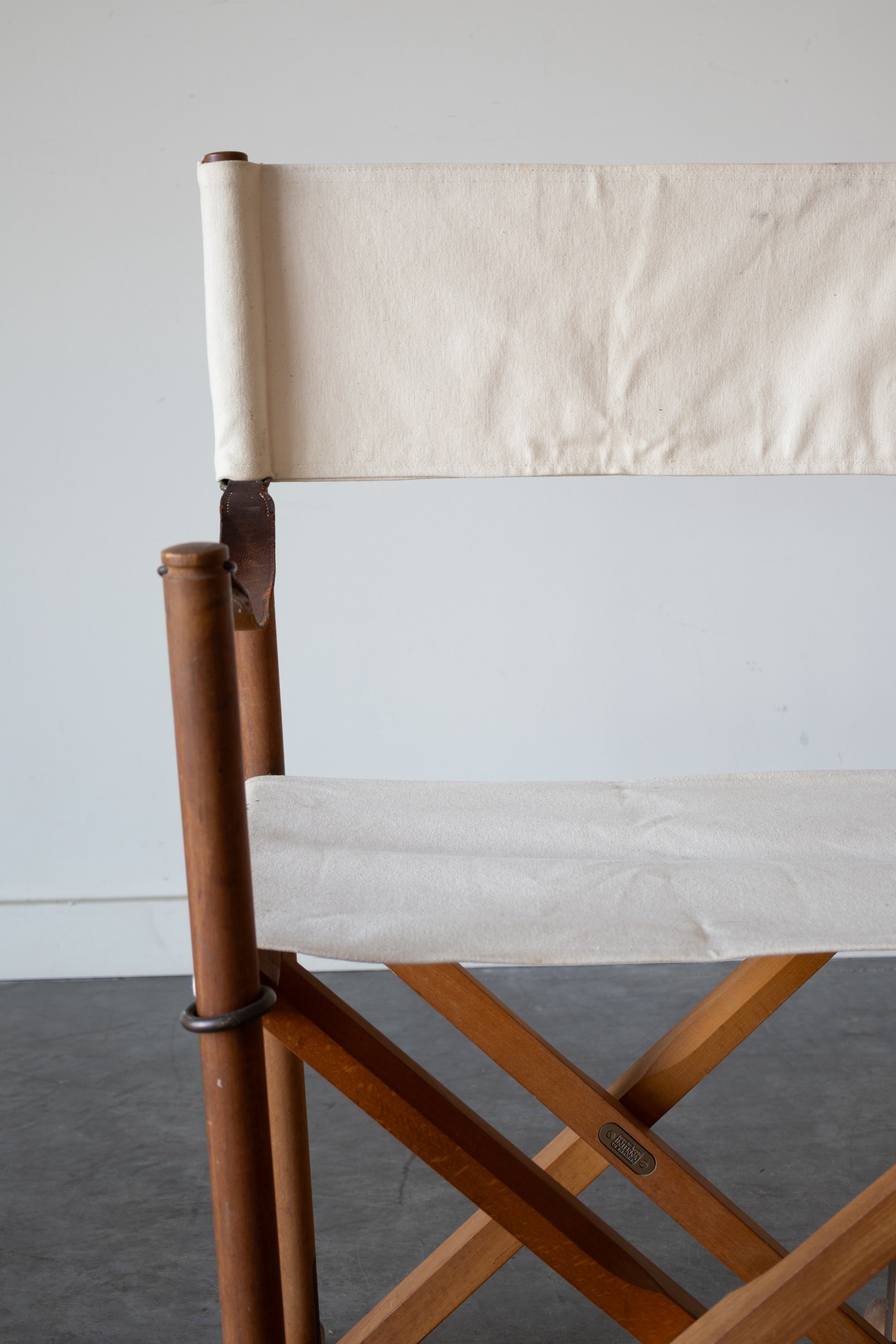 Set of 4 MK16 Folding Safari Chairs by Mogens Koch for Cado, Denmark