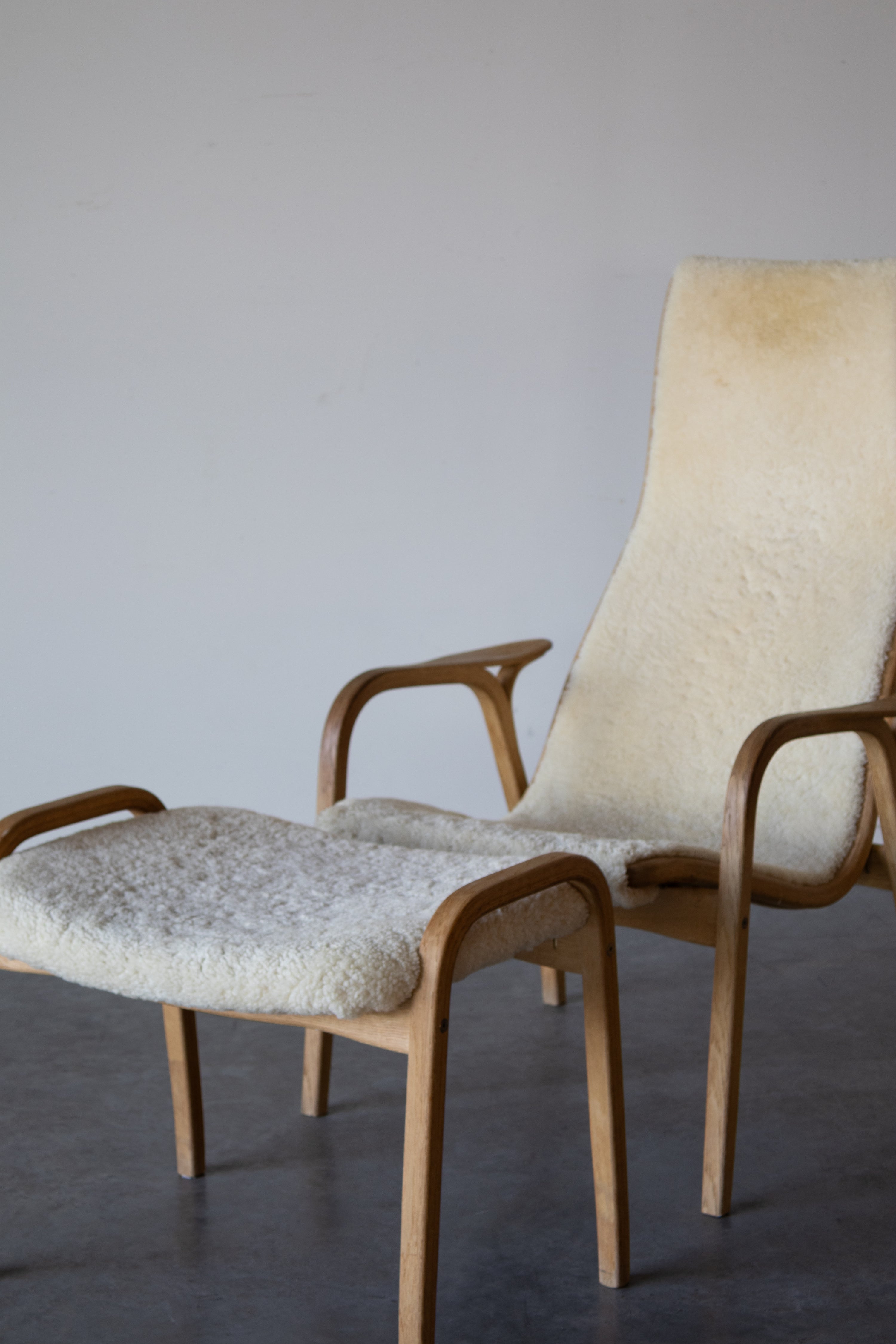 Lamino Easy Chair and ottoman by Yngve Ekström for Swedese, 1956