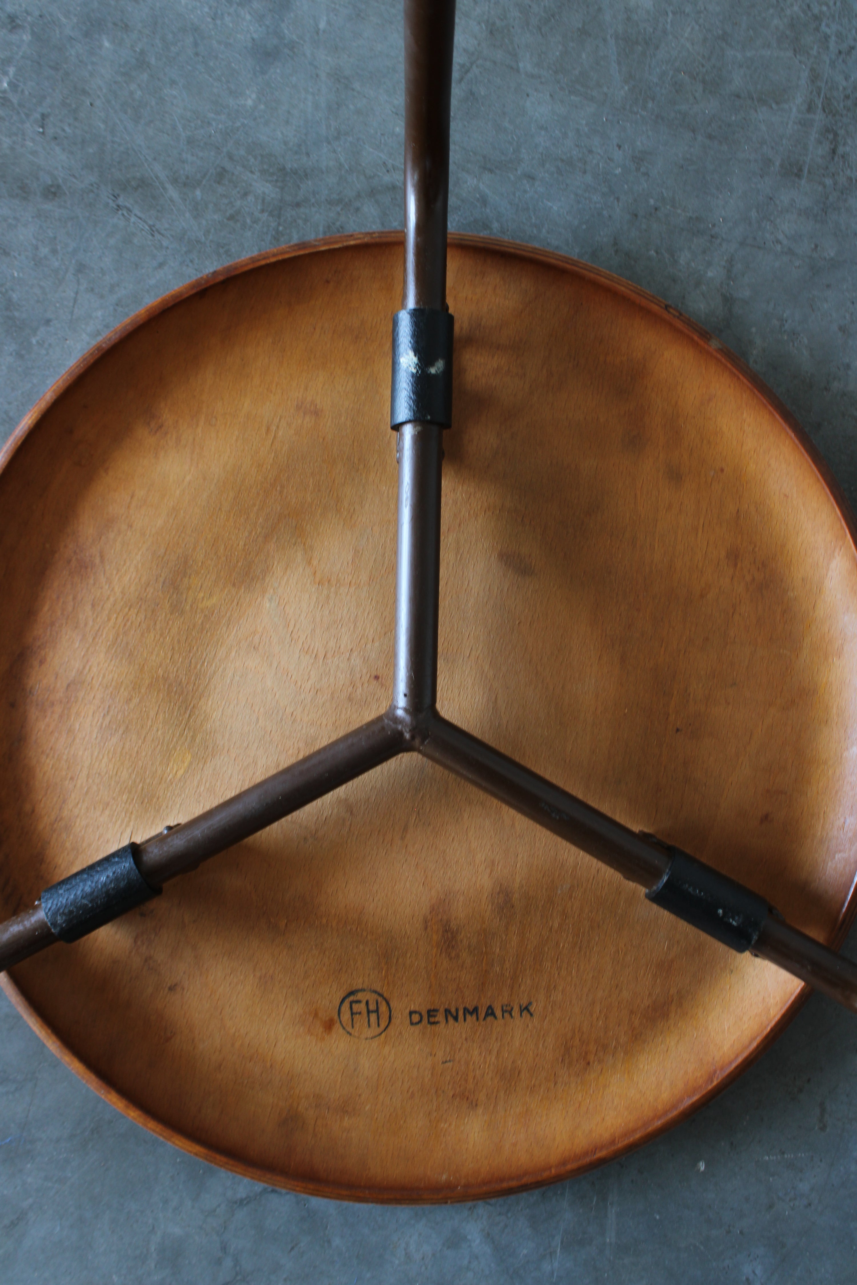 Early Tripod Dot Stools by Arne Jacobsen for Fritz Hansen